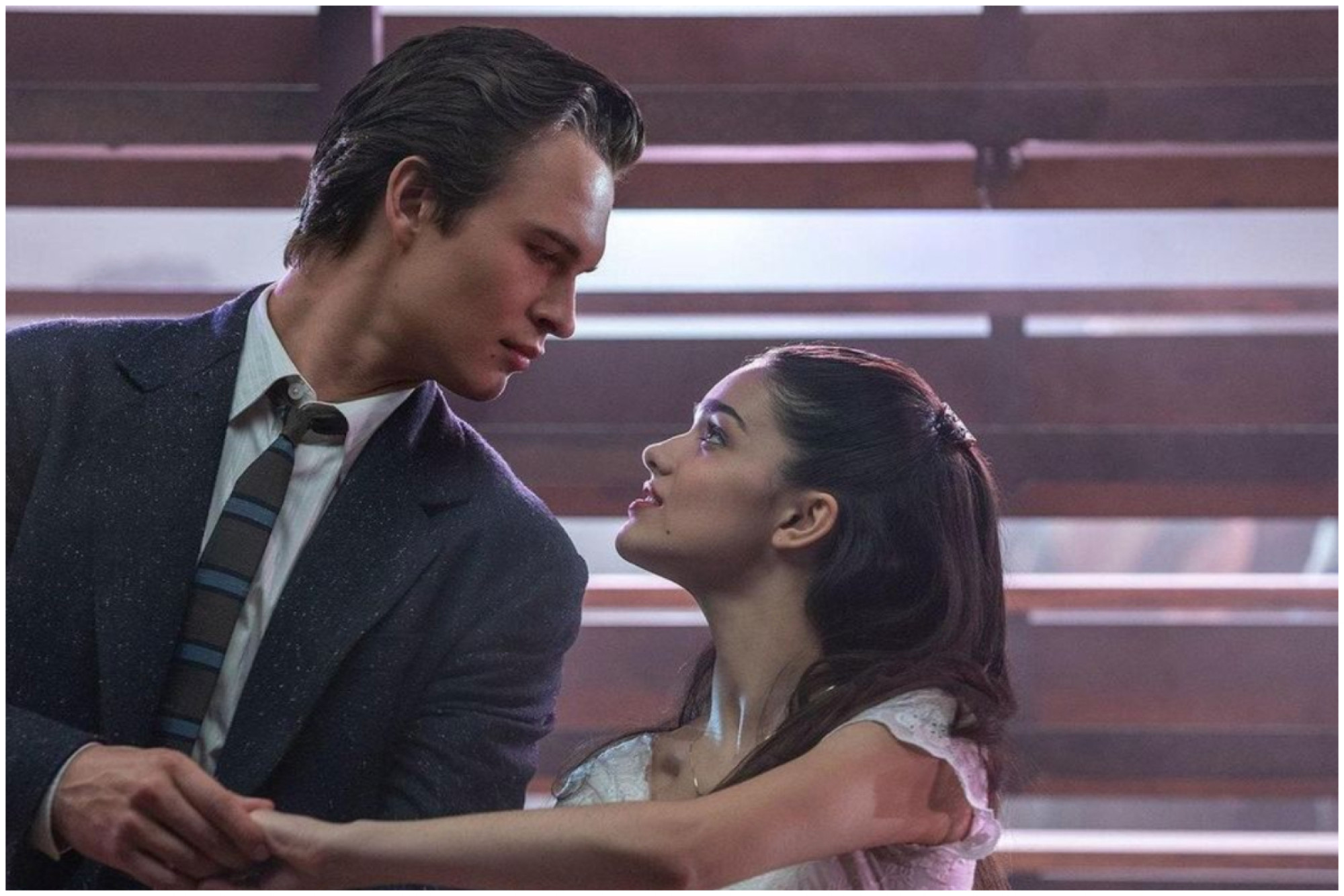 Rachel Zegler with Ansel Elgort in Steven Spielberg’s West Side Story (2021). Photo: @rachelzegler/Instagram