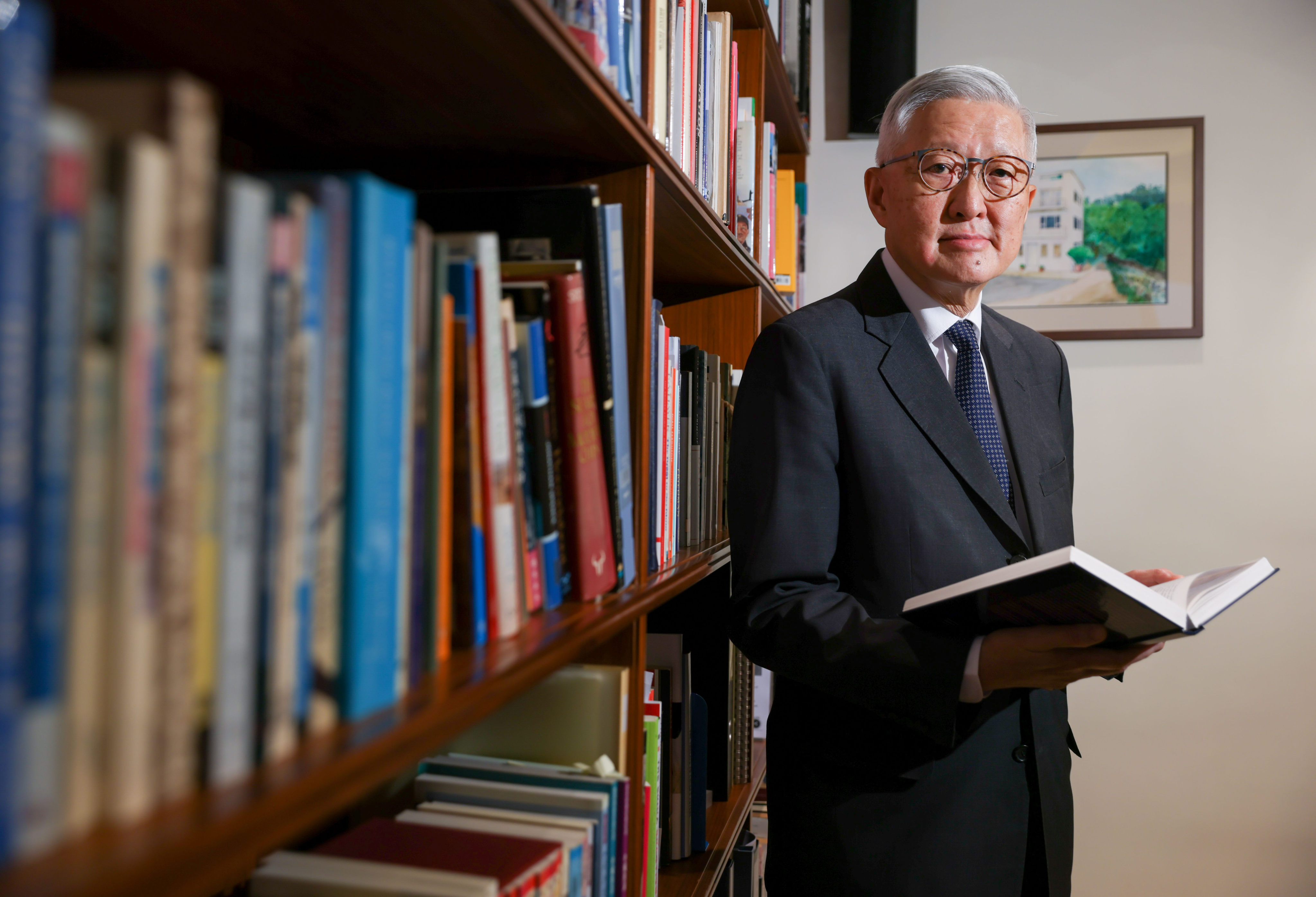 Former Chief Justice Andrew Li at his office in Central. Photo: Nora Tam