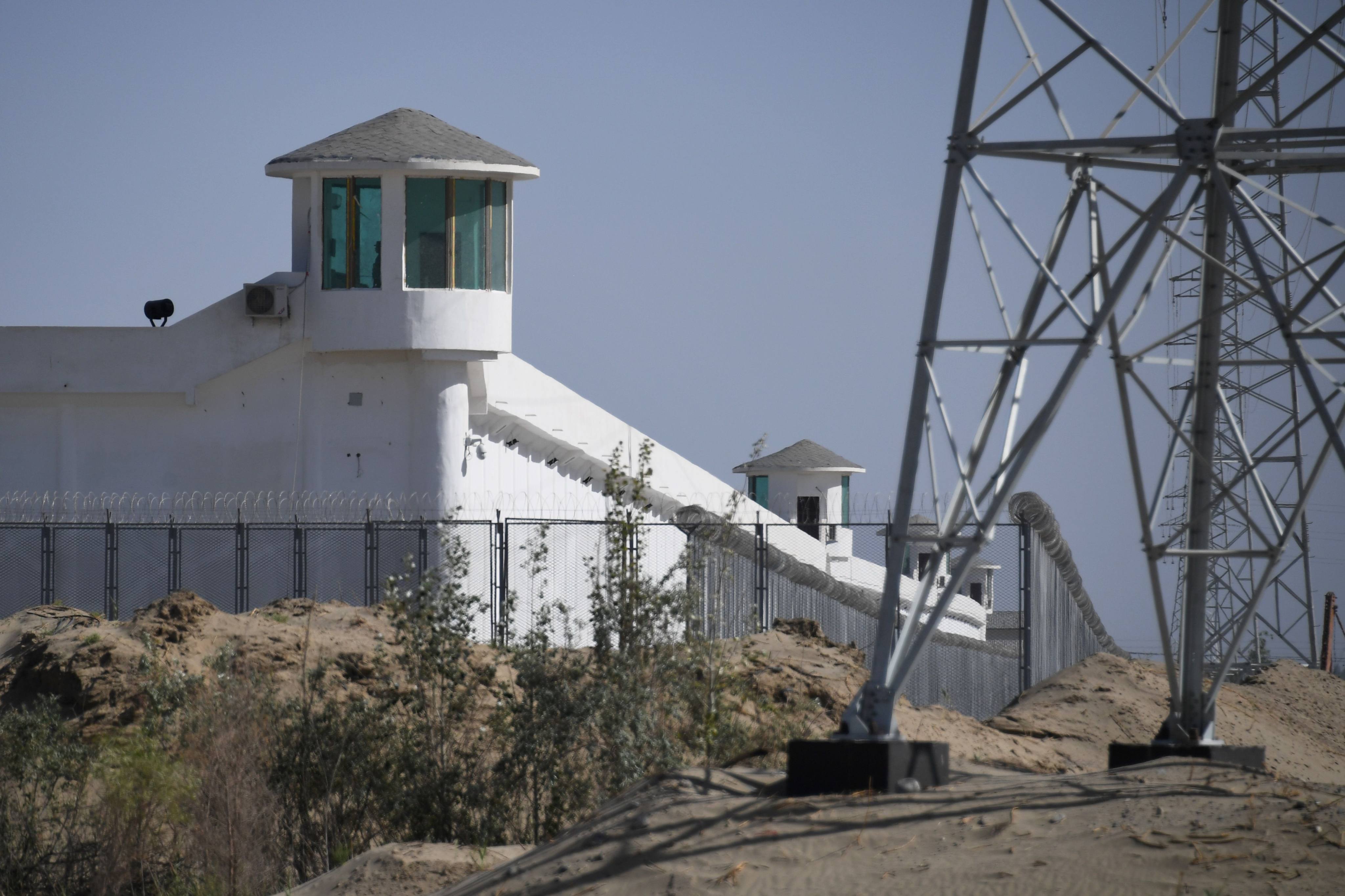 Chen was sanctioned over alleged human rights abuses in Xinjiang, where he is accused of setting up a vast network of internment camps (one cam pictured). File photo: AFP