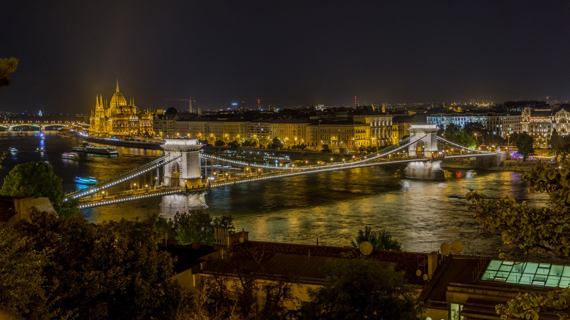 The Budapest Parliament lit up at night. Half the city was built in the space of three decades in the 19th century. Photo: Shutterstock
