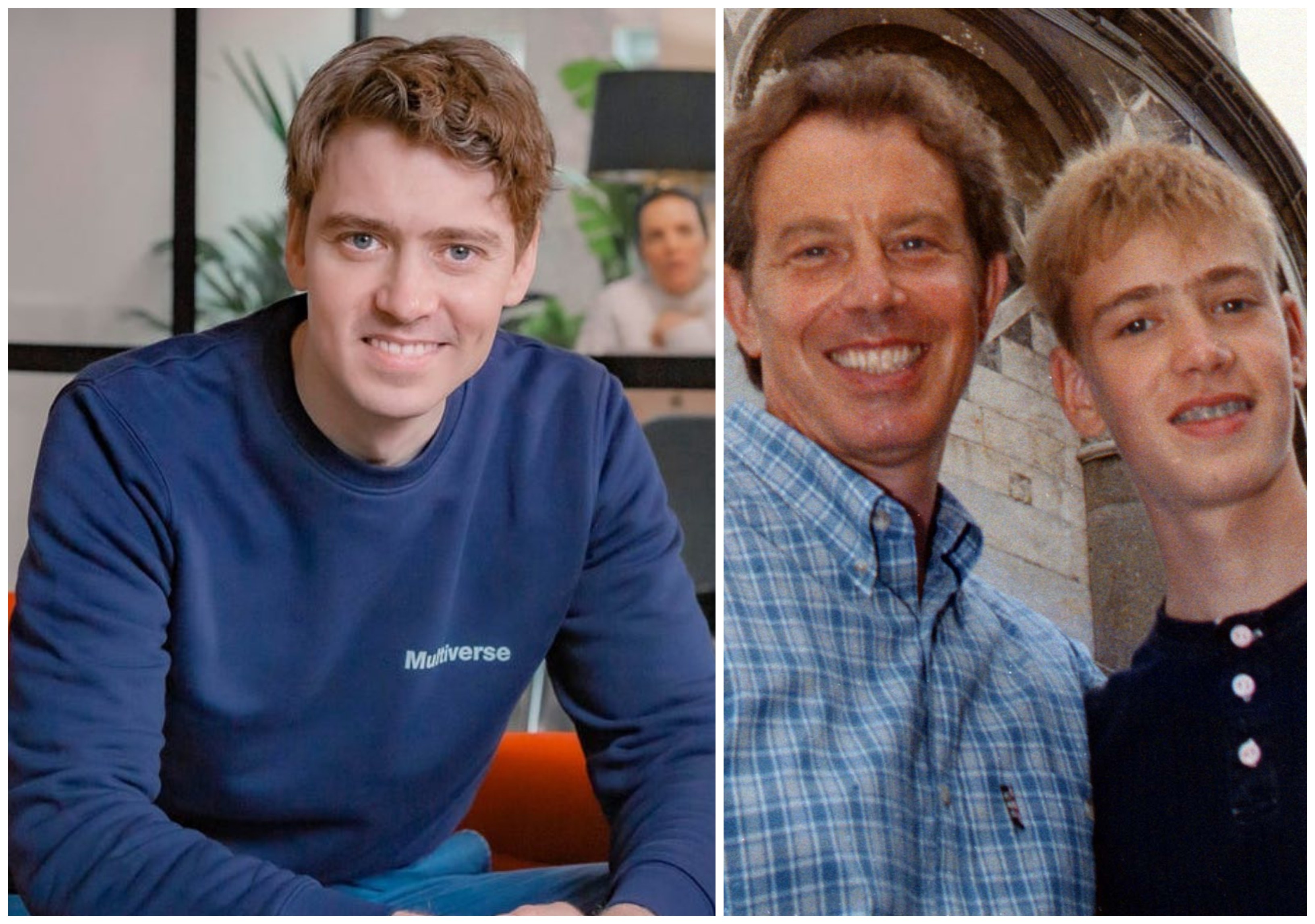 Euan Blair, the son of former UK prime minister Tony Blair, is an up-and-coming tech entrepreneur who’s already valued in the billions. Photos: @5wpr, AP/Instagram