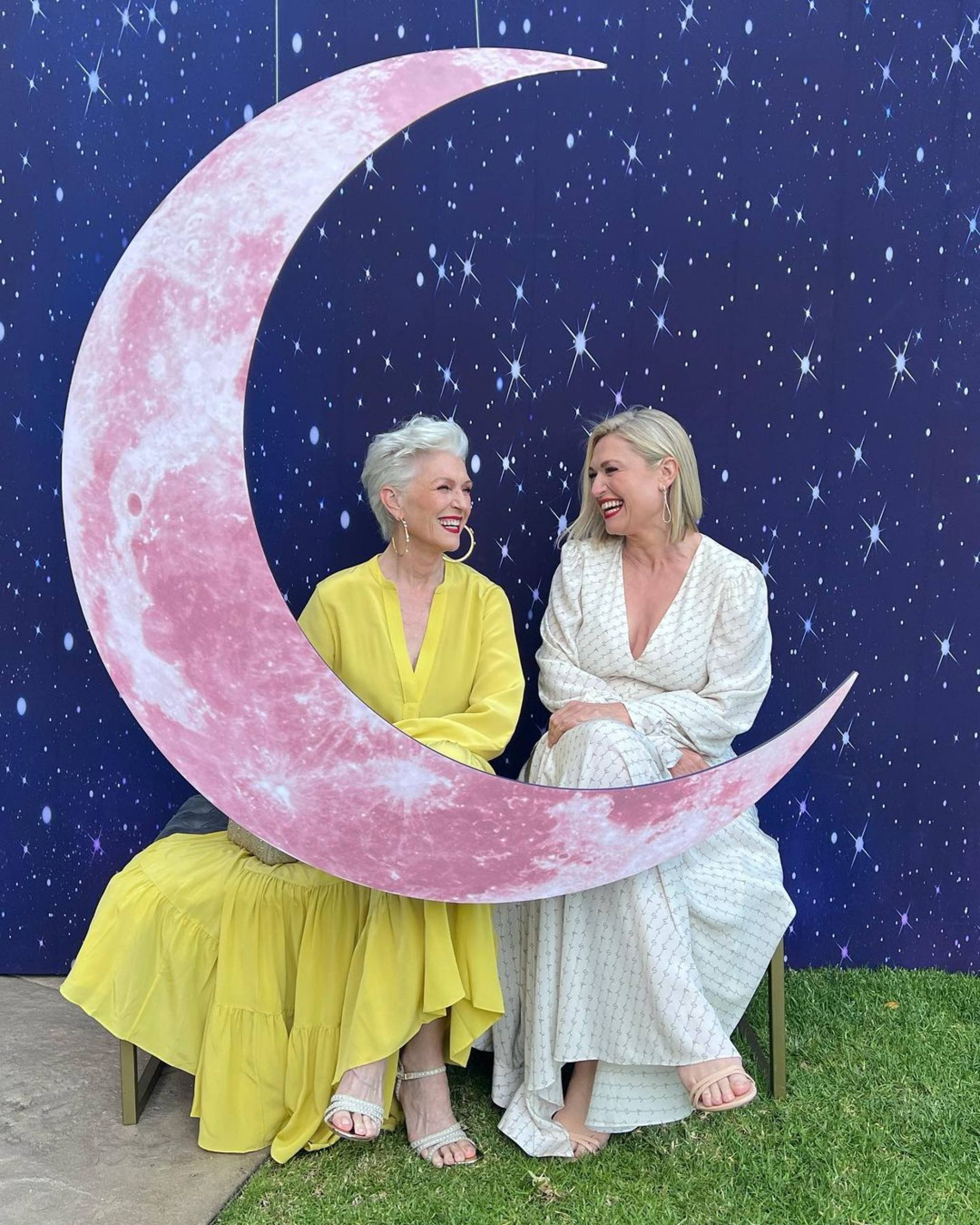 Maye Musk and Tosca Musk at the Driven Season 3 “Pyjama Premiere” at Passioncon. Photo: @toscamusk/Instagram