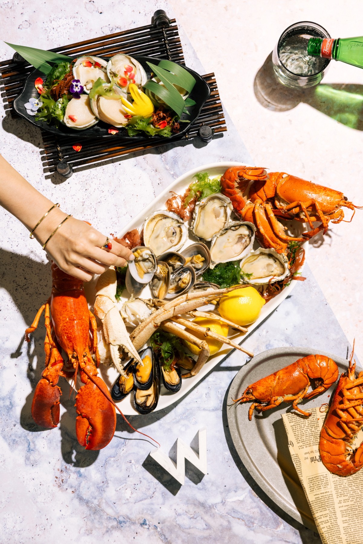 A seafood platter fit for a king ... or your dad. Photo: W Hong Kong