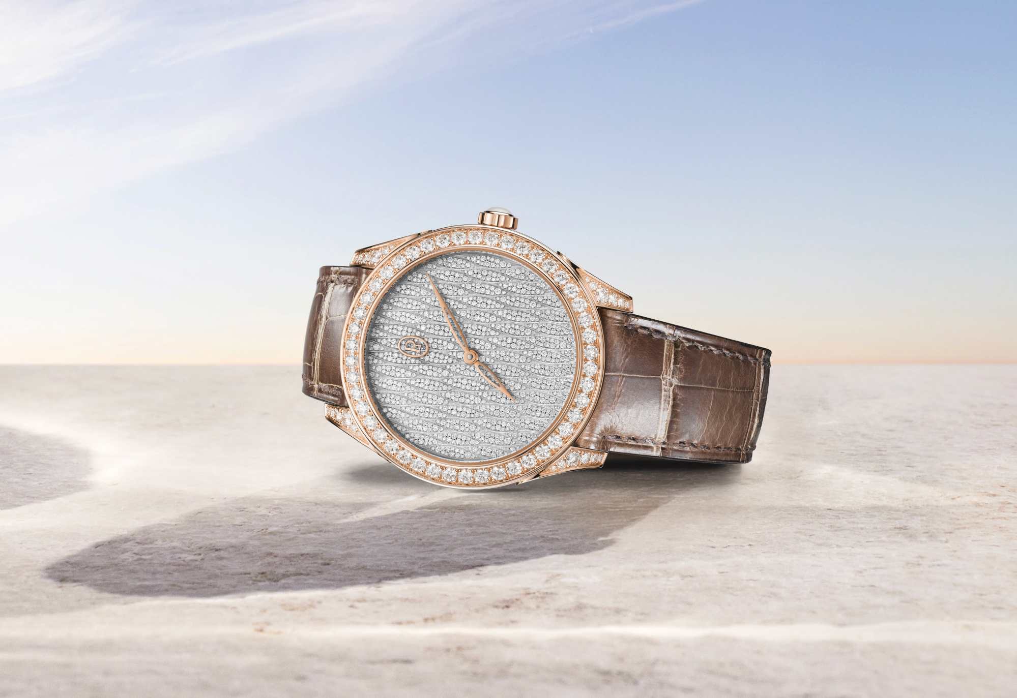 Parmigiani Fleurier present the Tonda Automatic with diamonds. Photo: Handout