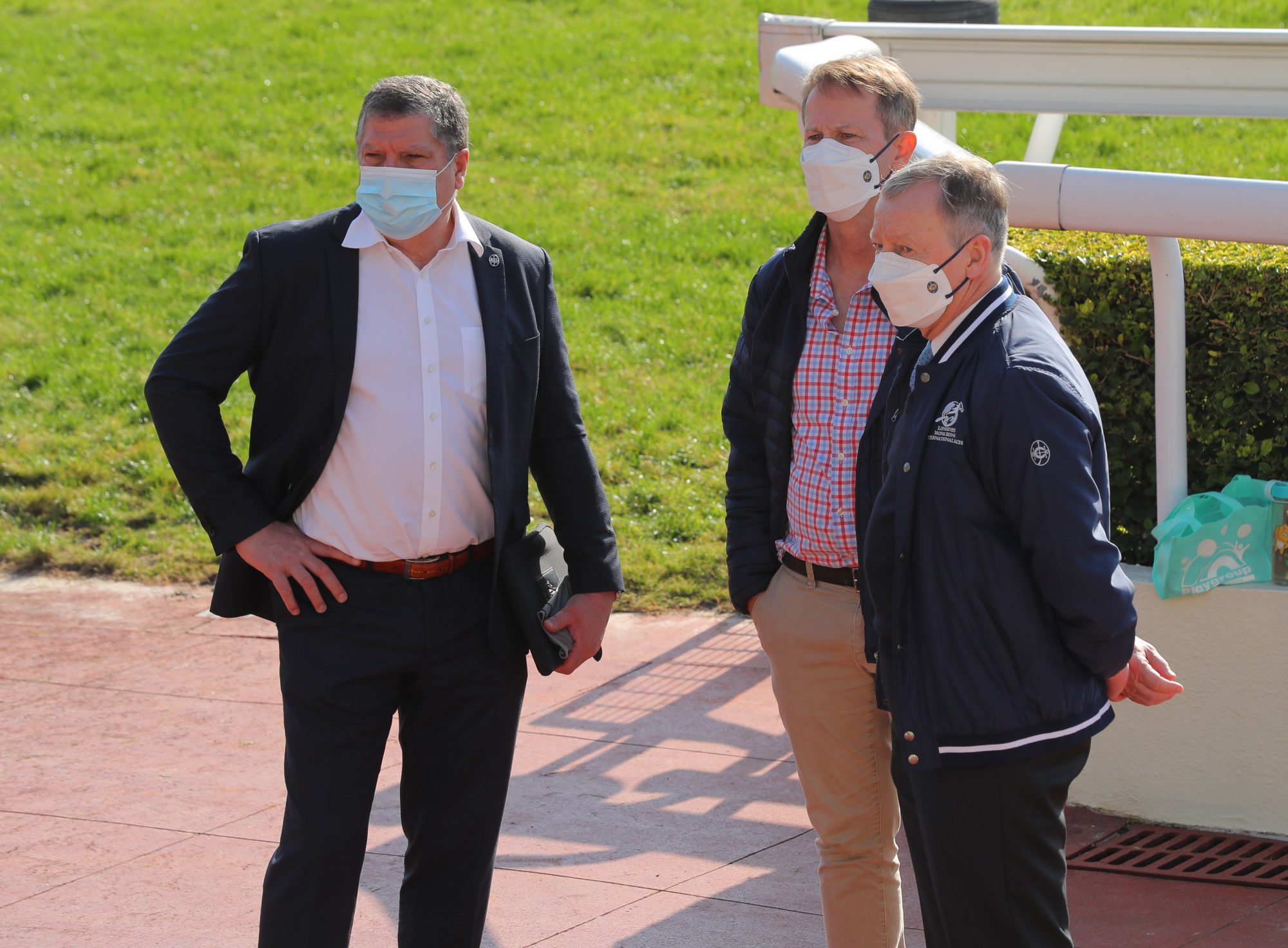 Bill Nader (left), Andrew Harding (middle) and Winfried Engelbrecht-Bresges.