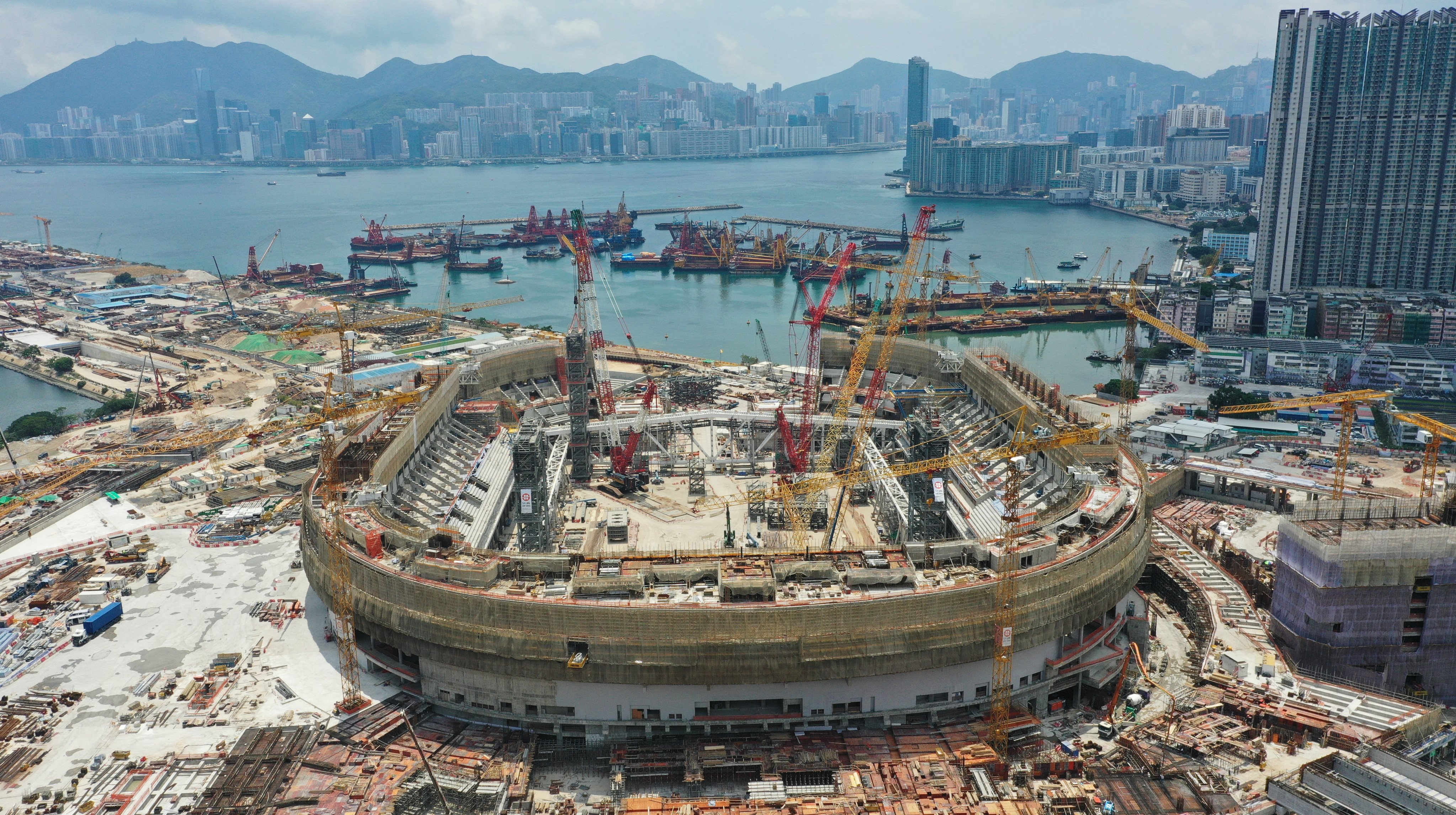 The opening of the Kai Tak Sports Park will be delayed. Photo: Sam Tsang