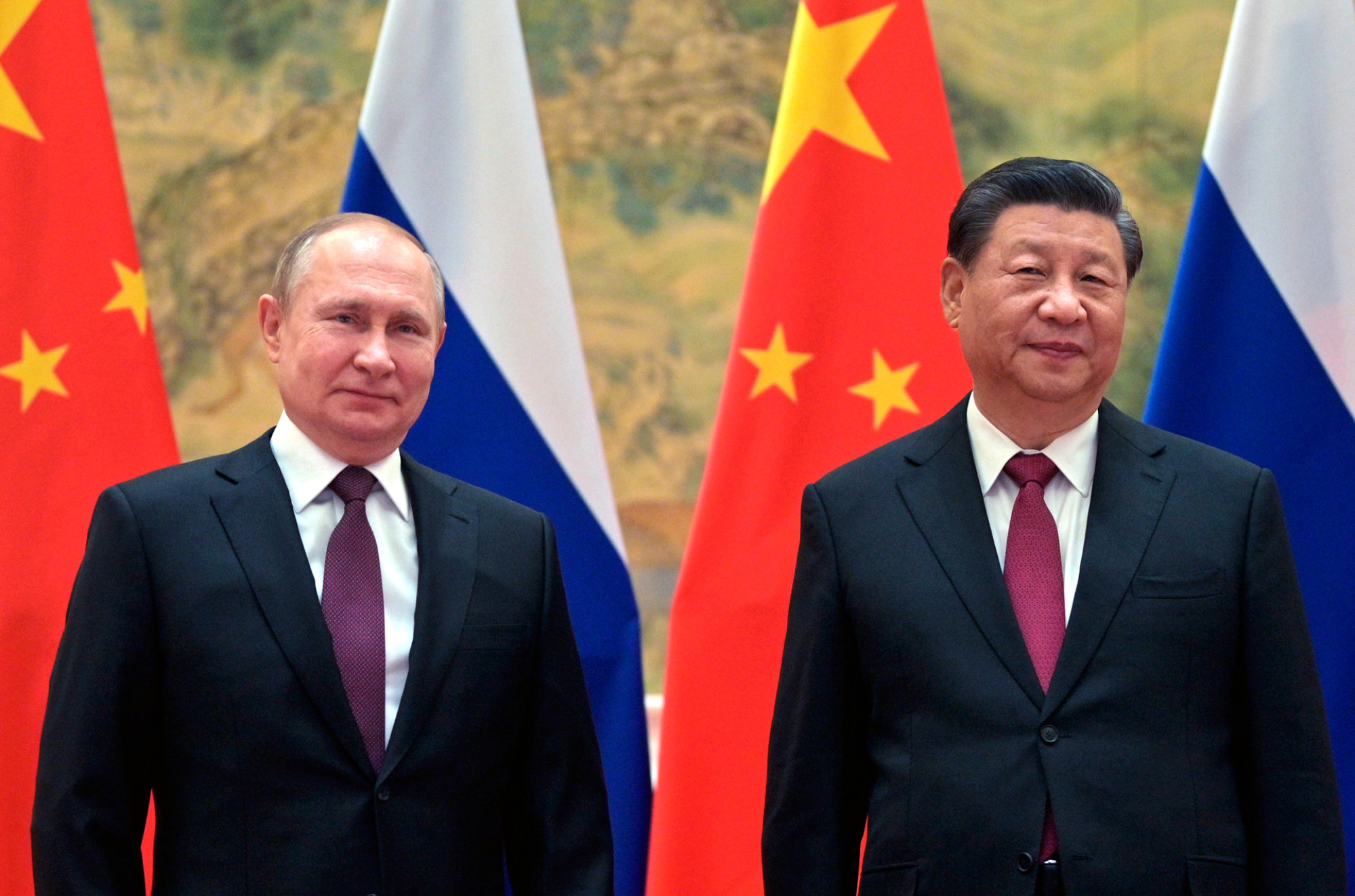 Xi Jinping and Vladimir Putin met in Beijing weeks before the invasion of Ukraine – prompting questions about whether China knew about Russia’s plans or was duped. Photo: AP