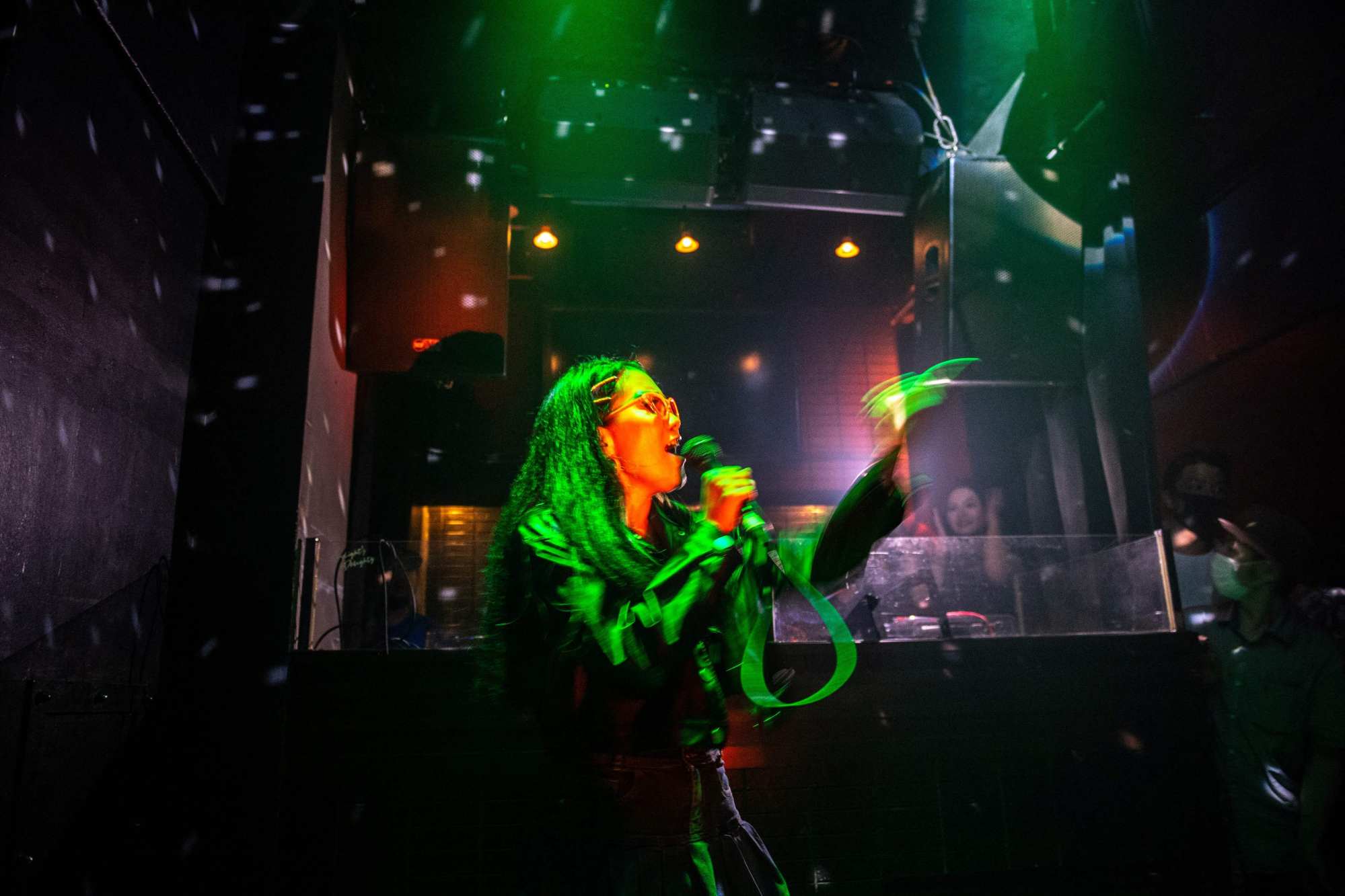 Singer Ayakohime performs during Cannabis Open in Tokyo. Photo: Philip Fong/ AFP