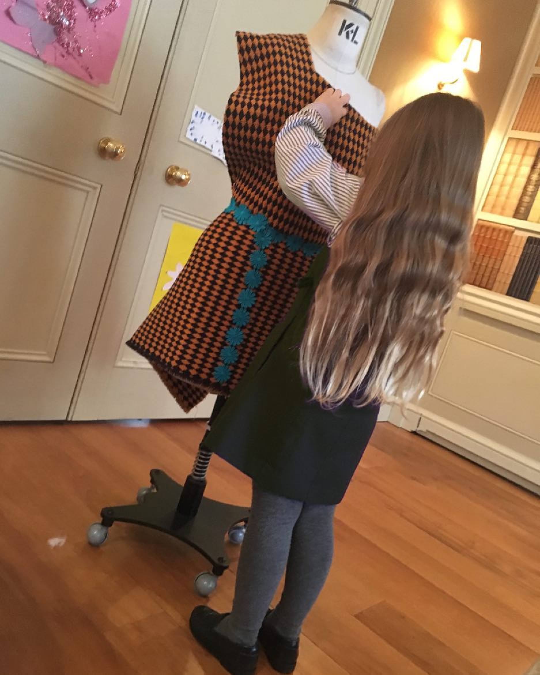 Harper Seven Beckham could become a fashionista, like her mum. Photo: @victoriabeckham/Instagram