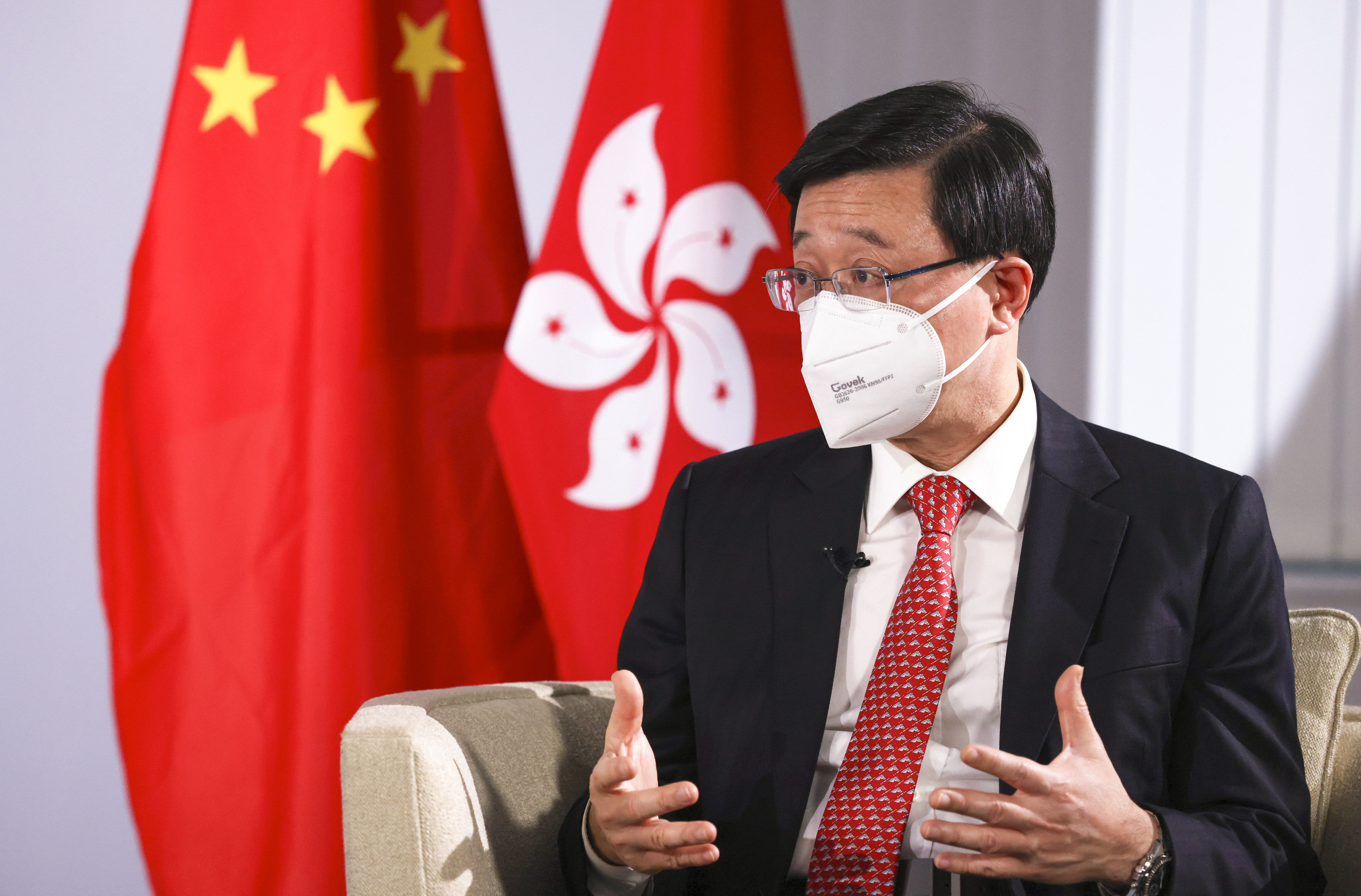 Hong Kong’s next chief executive, John Lee. Photo: Nora Tam