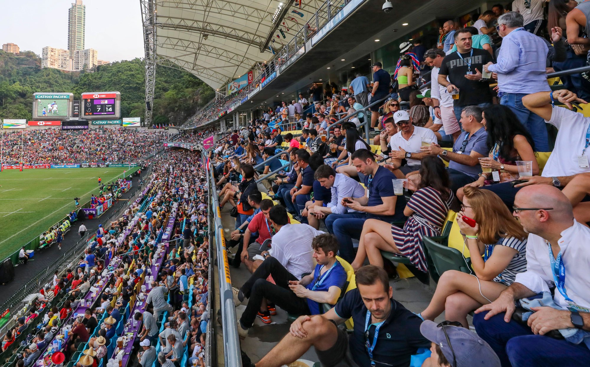 The plan for holding the Sevens in November allows for the stadium to be 85 per cent full on match days. Photo: Sam Tsang