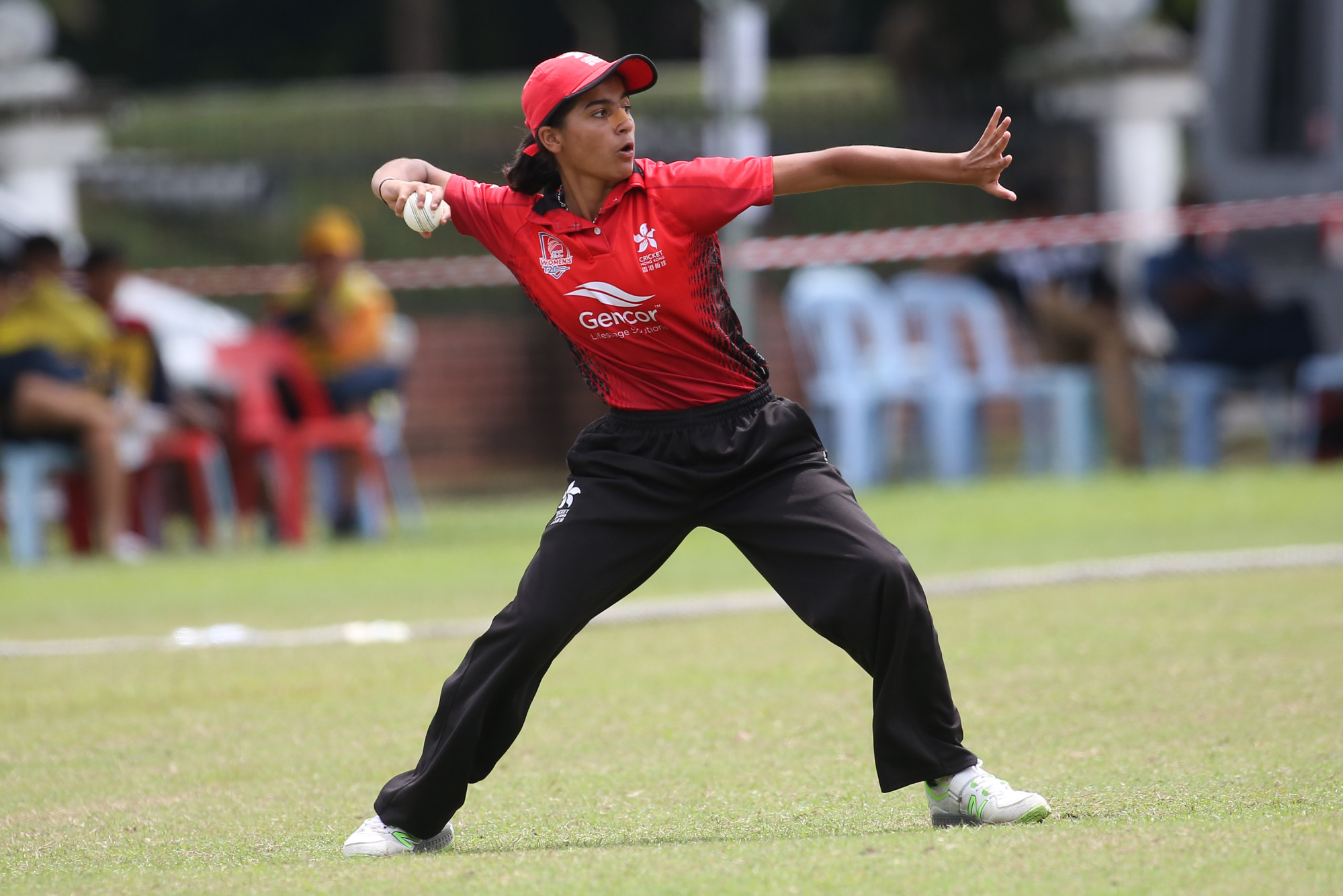 Maryam Bibi was pivotal in the field against Kuwait. Photo: ACC