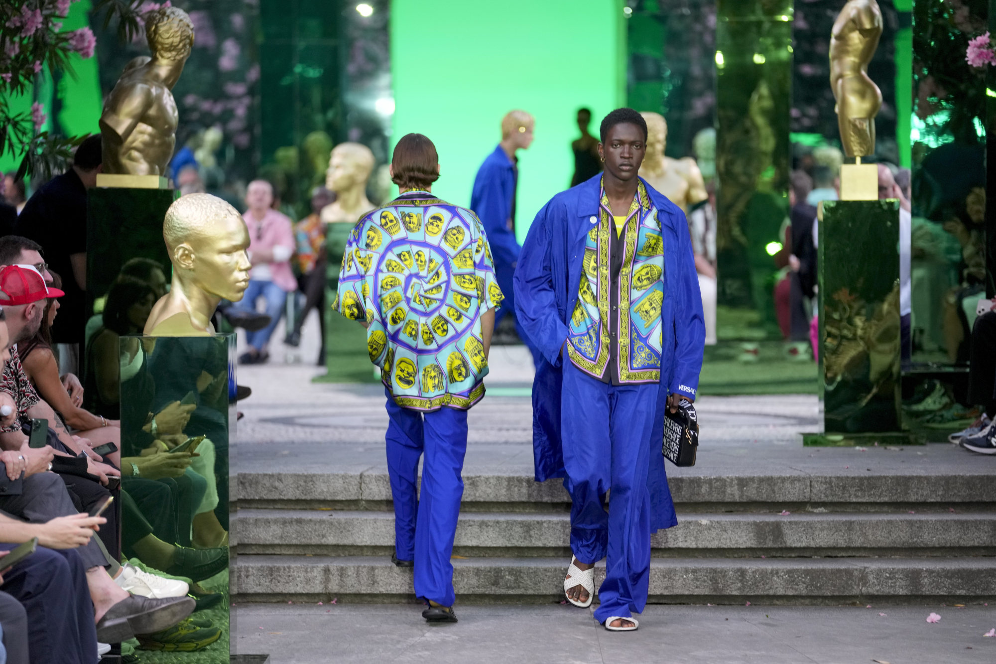 Milan Men's Fashion Week: Versace invoked pop Baroque style with a  sustainable pull for its spring/summer 2023 collection, with Donatella  Versace at the helm