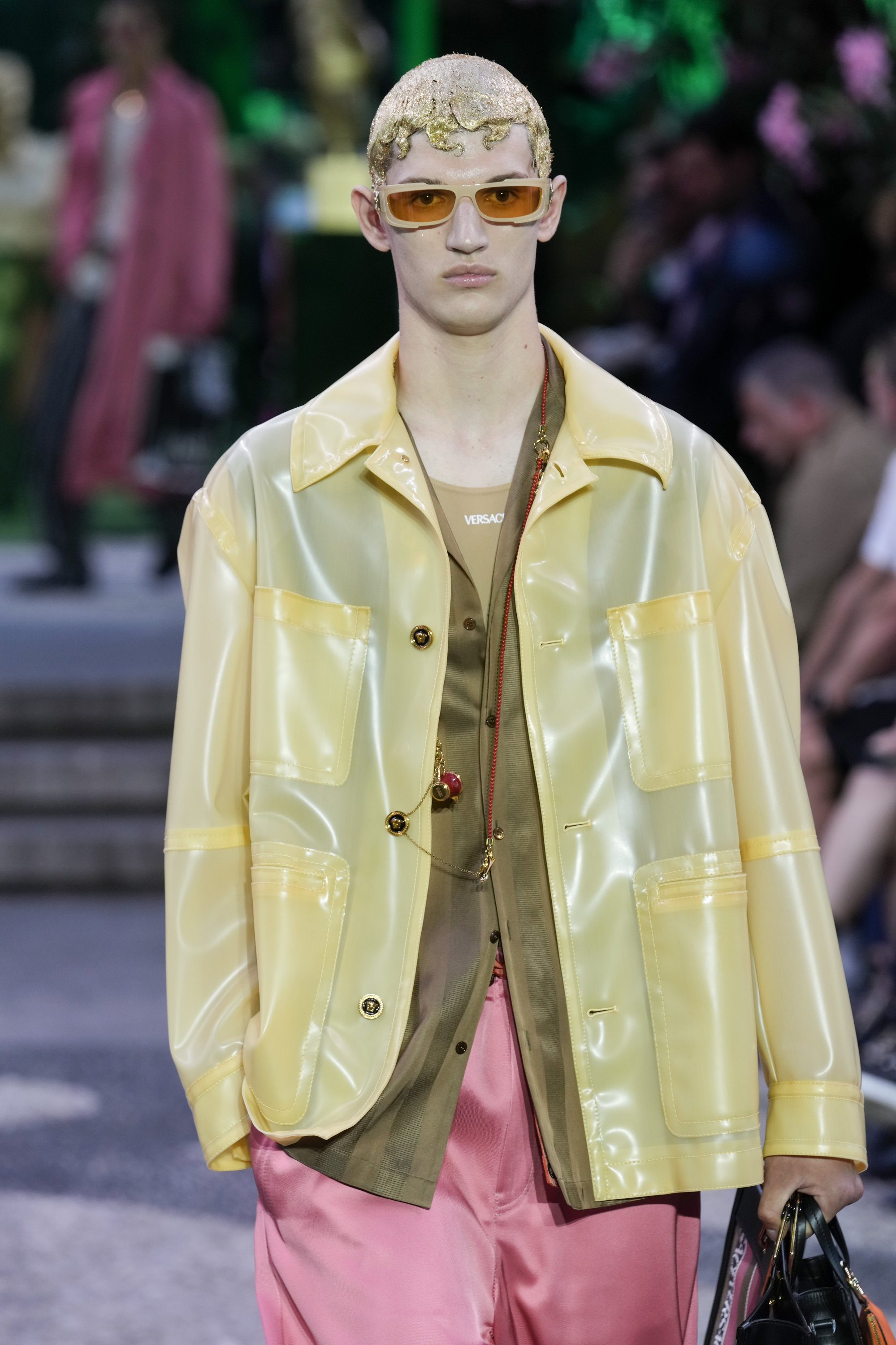 Milan Men’s Fashion Week: Versace invoked pop Baroque style with a ...