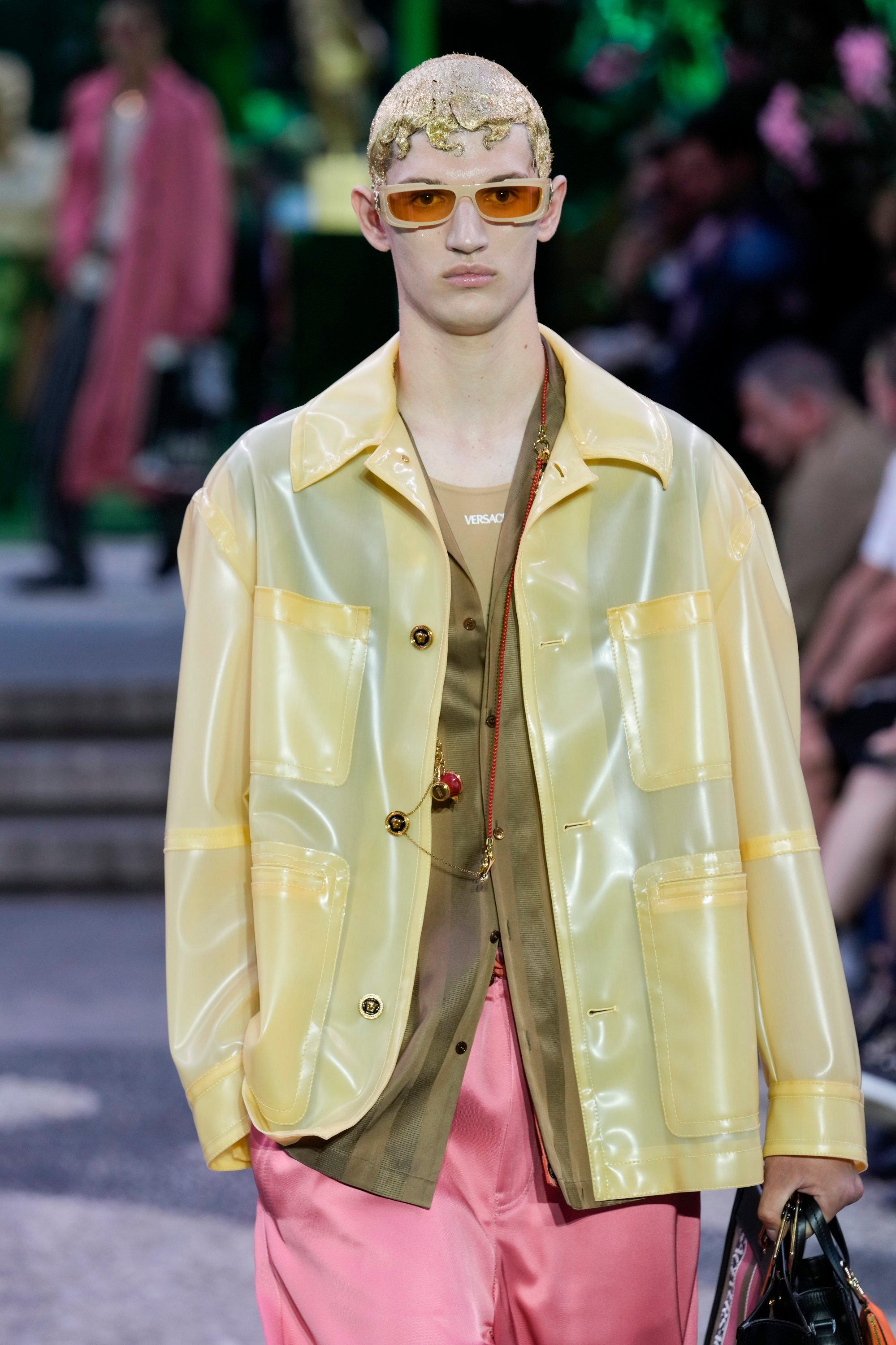 Milan Men's Fashion Week: Versace invoked pop Baroque style with a sustainable  pull for its spring/summer 2023 collection, with Donatella Versace at the  helm