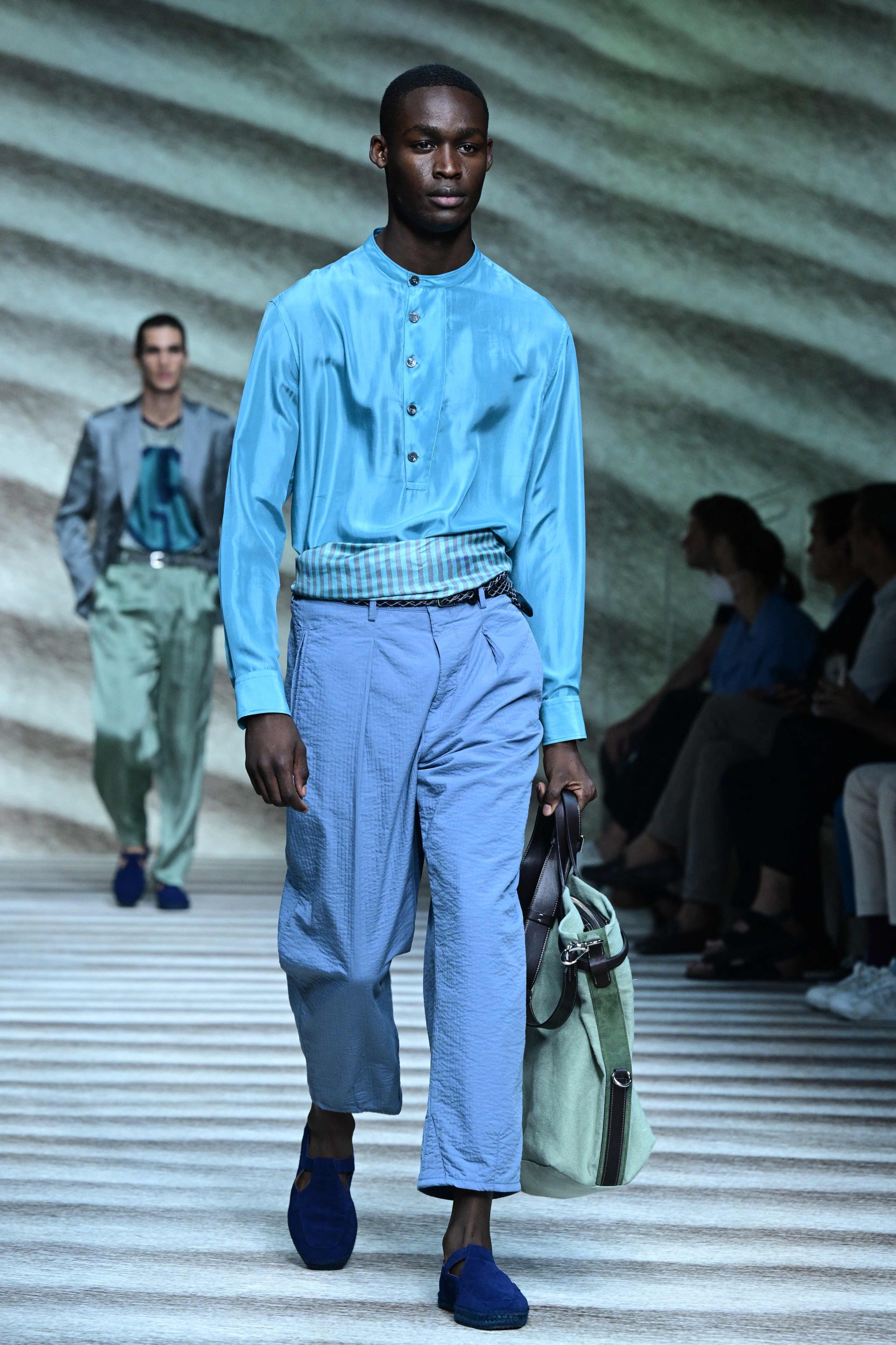 Milan Men’s Fashion Week: Giorgio Armani mixed elegance with a touch of ...