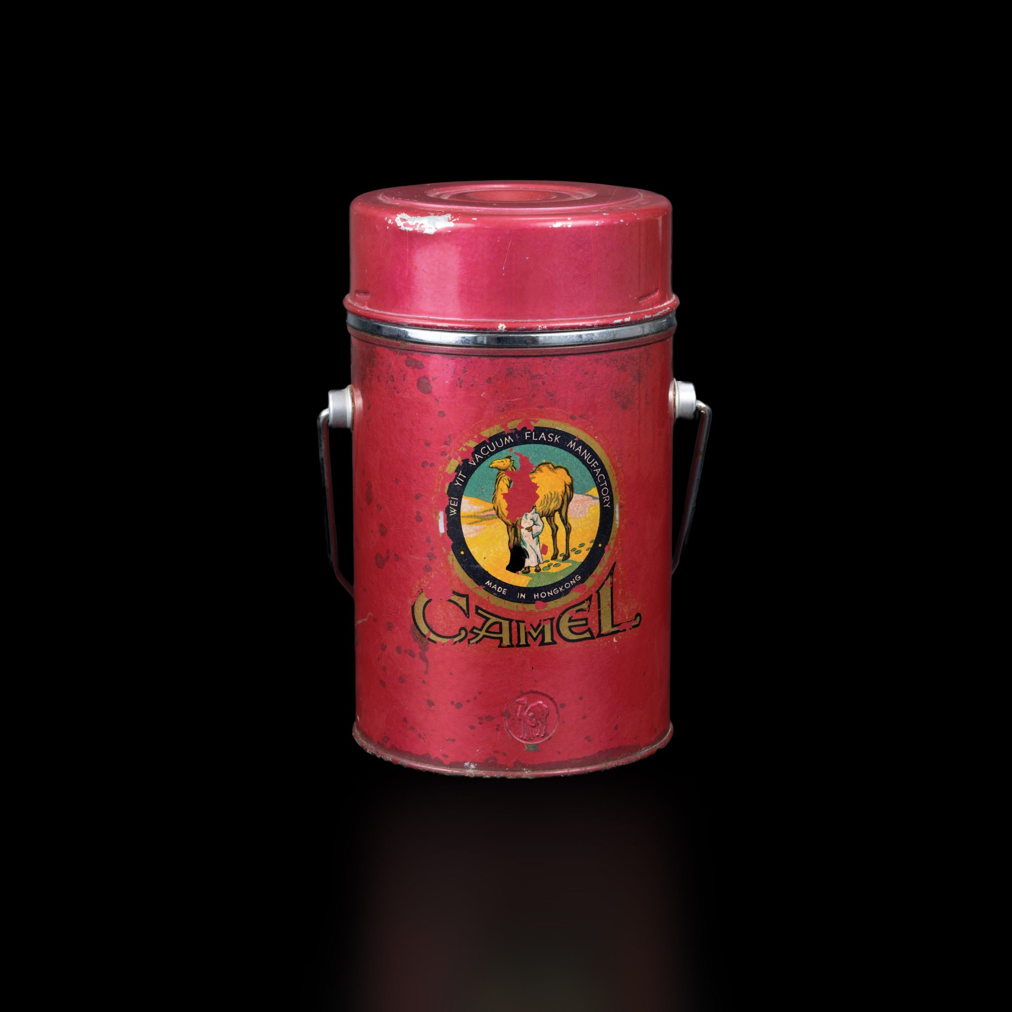 A Camel vacuum flask, made in Hong Kong, on display at the Hong Kong Maritime Museum. Photo: Hong Kong Maritime Museum
