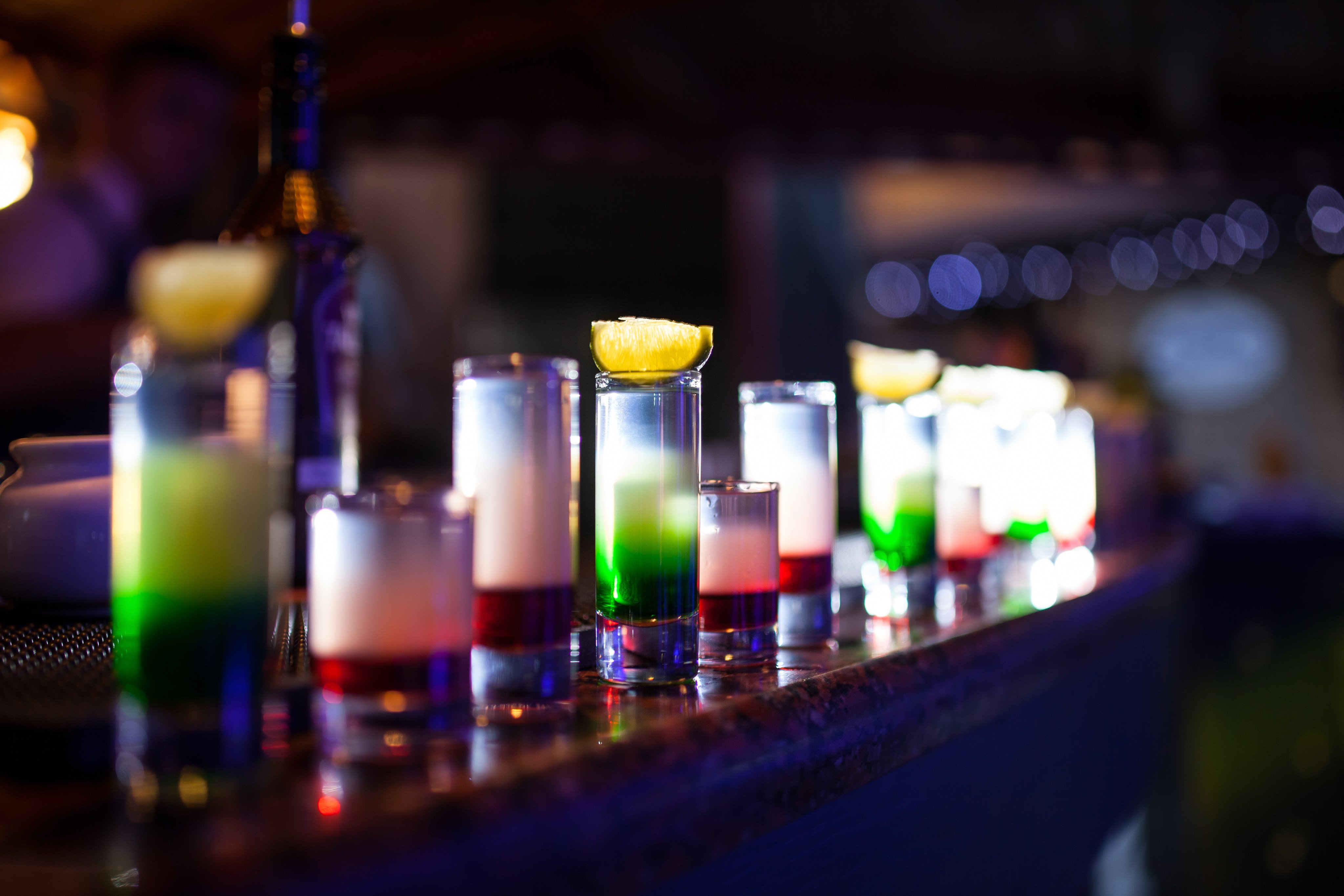 Shooters: one-shot cocktails that have been drunk in celebration since the 1970s. Photo: Shutterstock