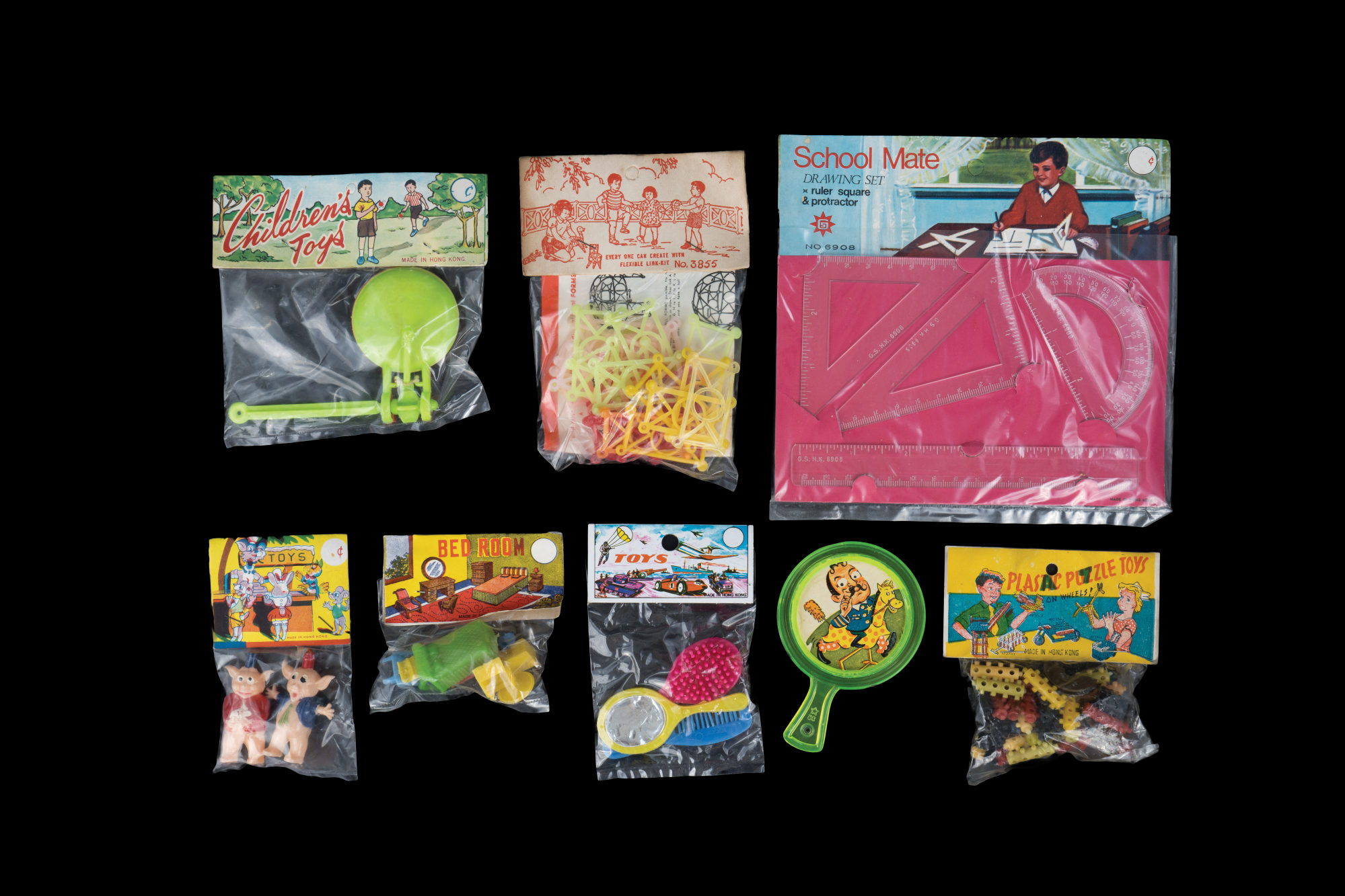Various made in Hong Kong toys on display. Photo: Hong Kong Maritime Museum