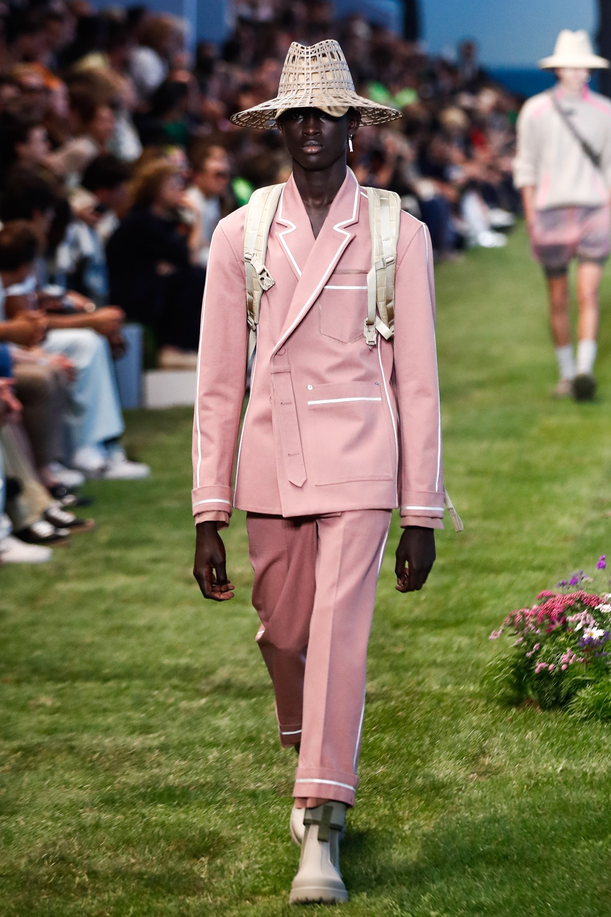 Kim Jones Stages Dior Men's Summer 2023 Show on Flowery Runway