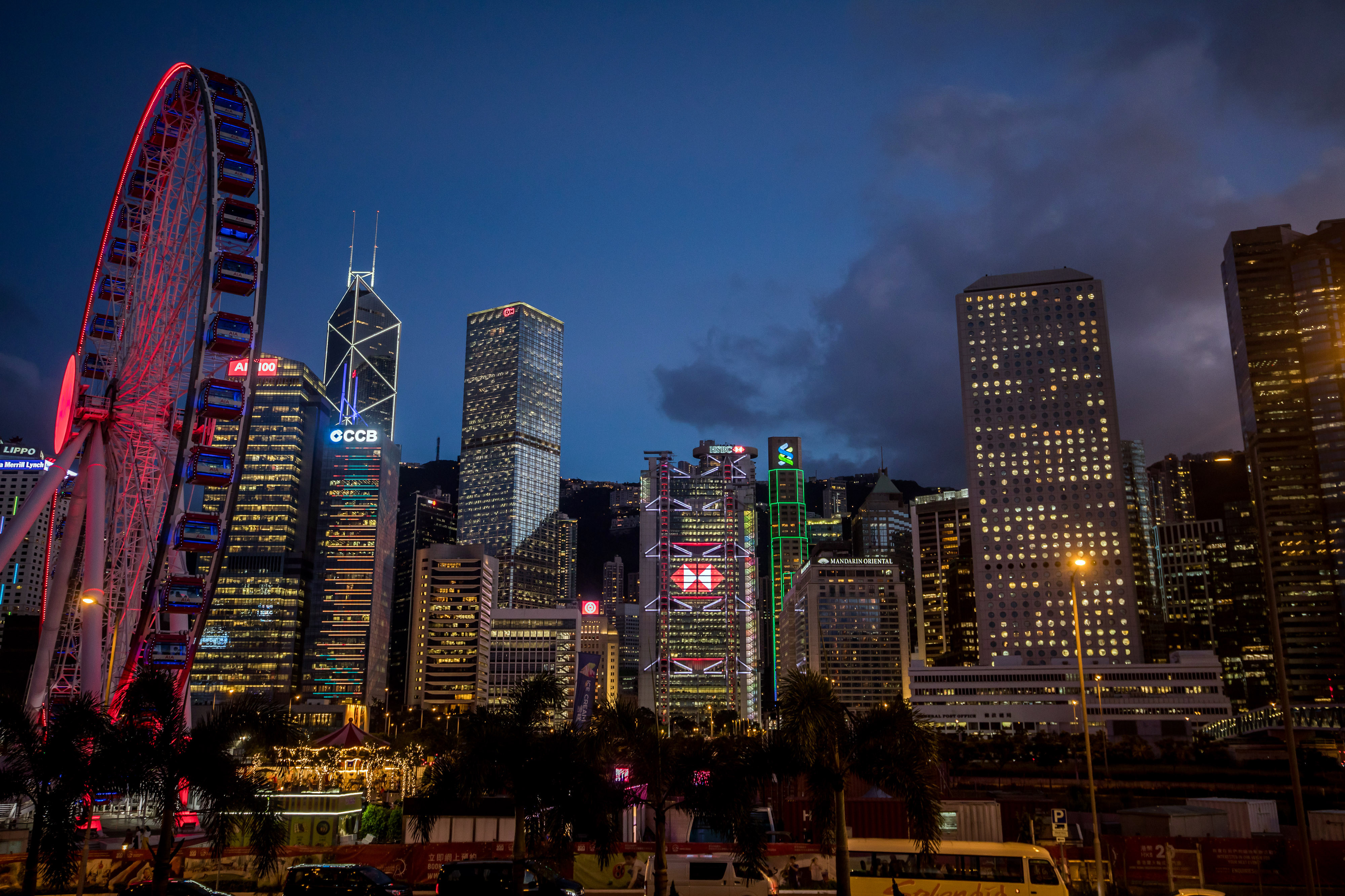 Hong Kong’s office landlords are helping office tenants with their climate goals. Photo: Bloomberg