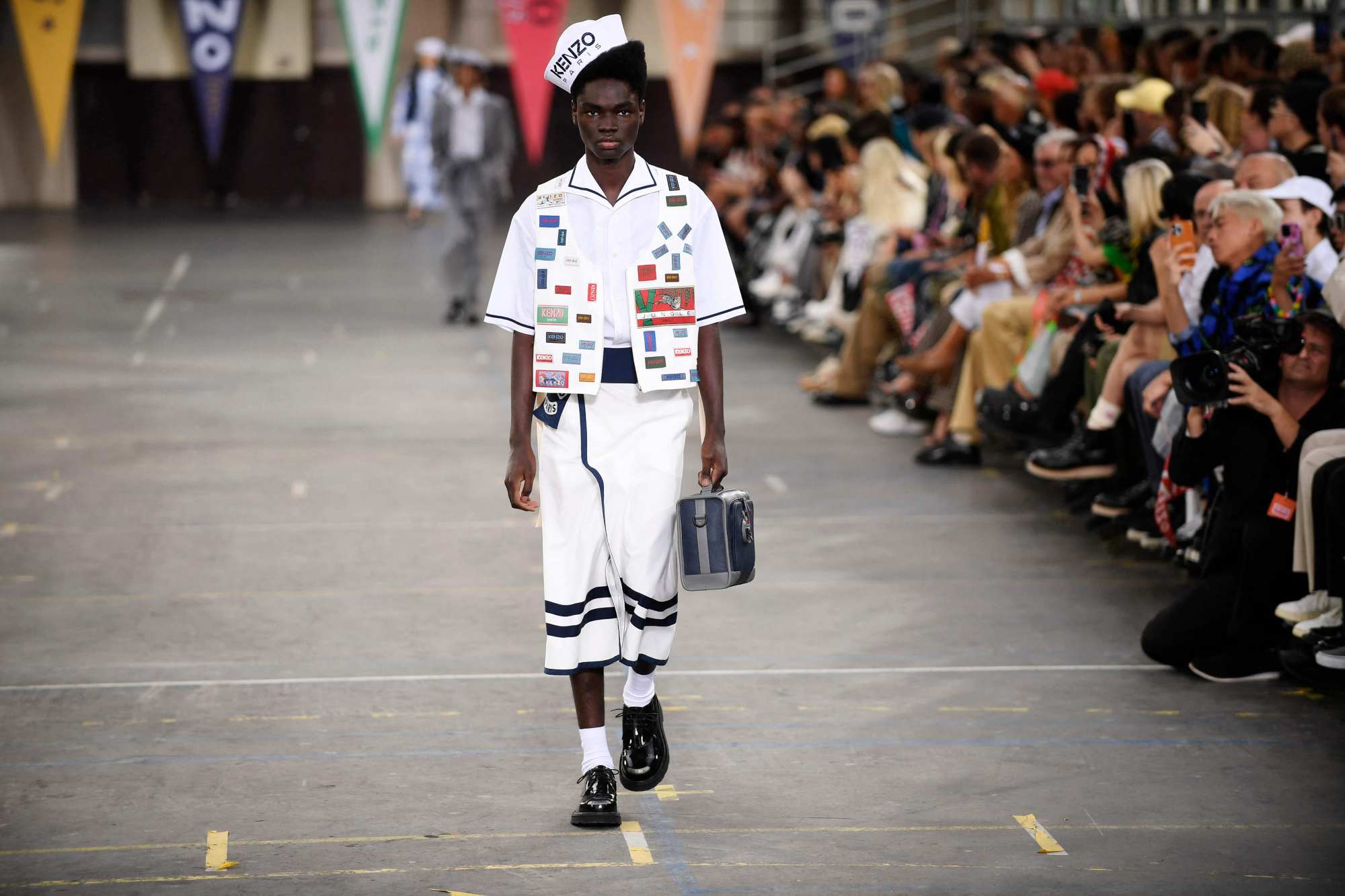 Nigo presents a first preppy and blossoming fall collection for Kenzo