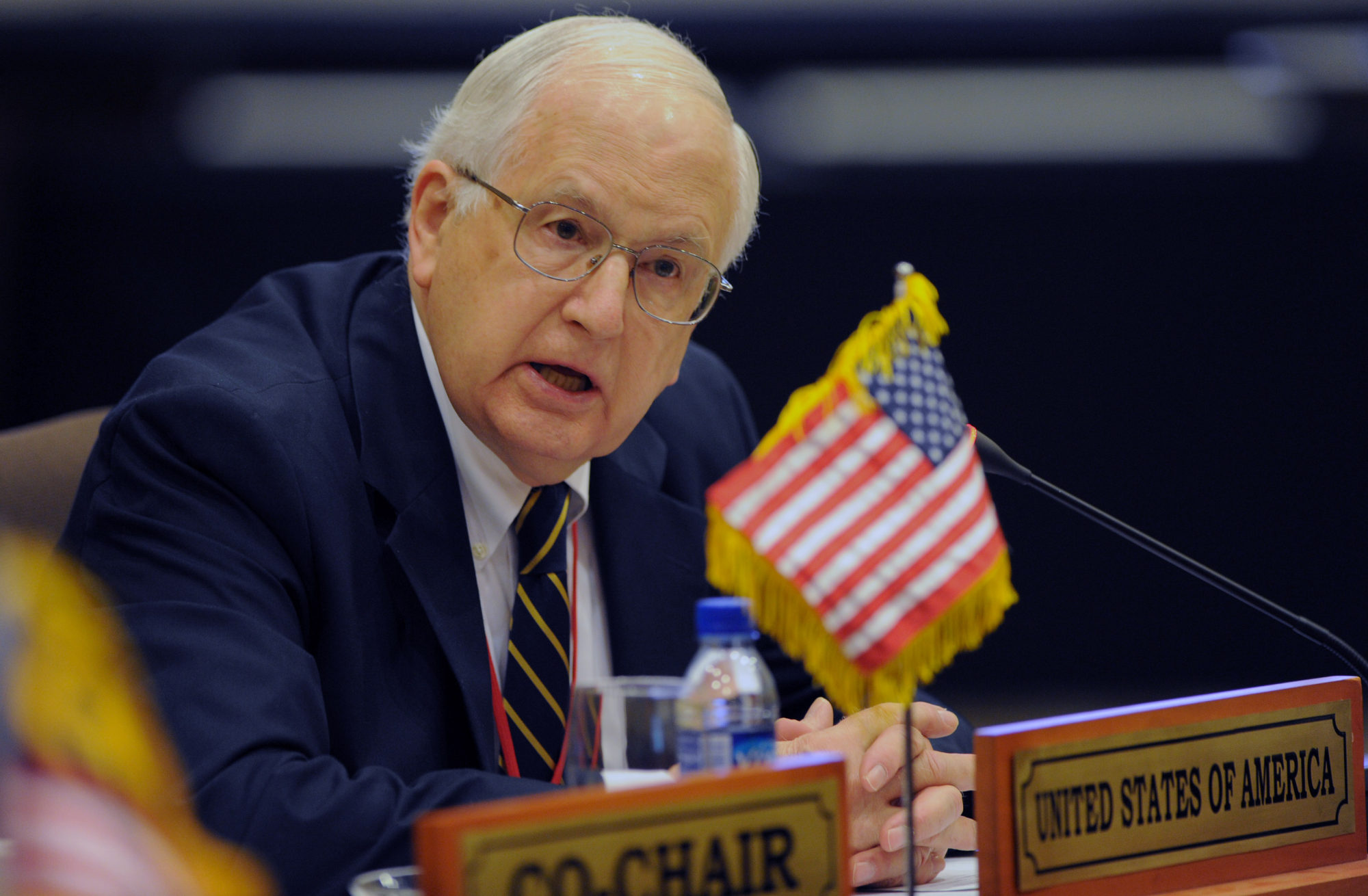 J. Stapleton Roy, a former US ambassador to China, was among those taking part in the meetings. Photo: AFP/Getty Images