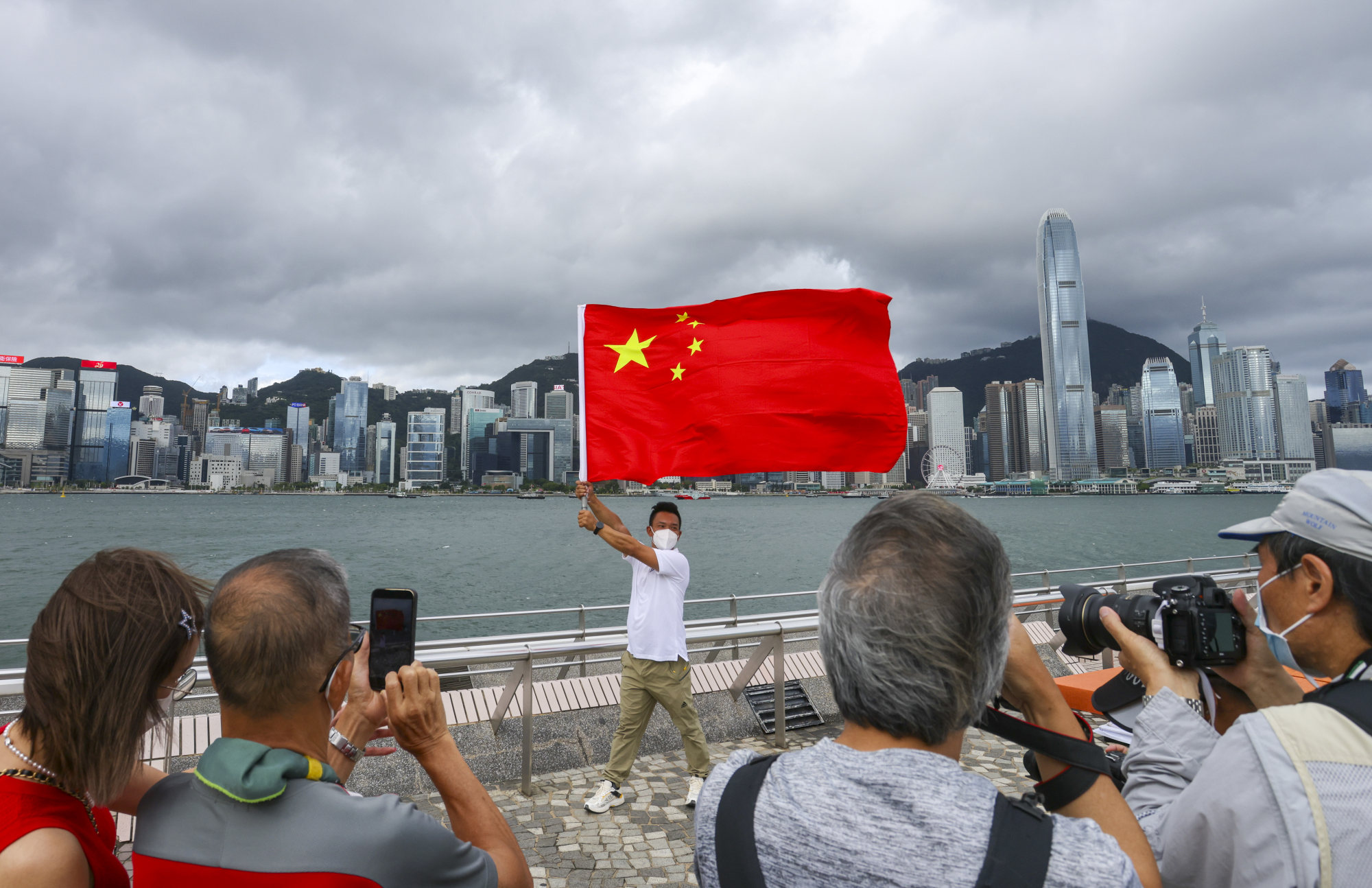 President Xi has urged new city leader John Lee and his team to uphold social harmony and stability, and promote patriotism and national pride among the city’s youth. Photo: Nora Tam
