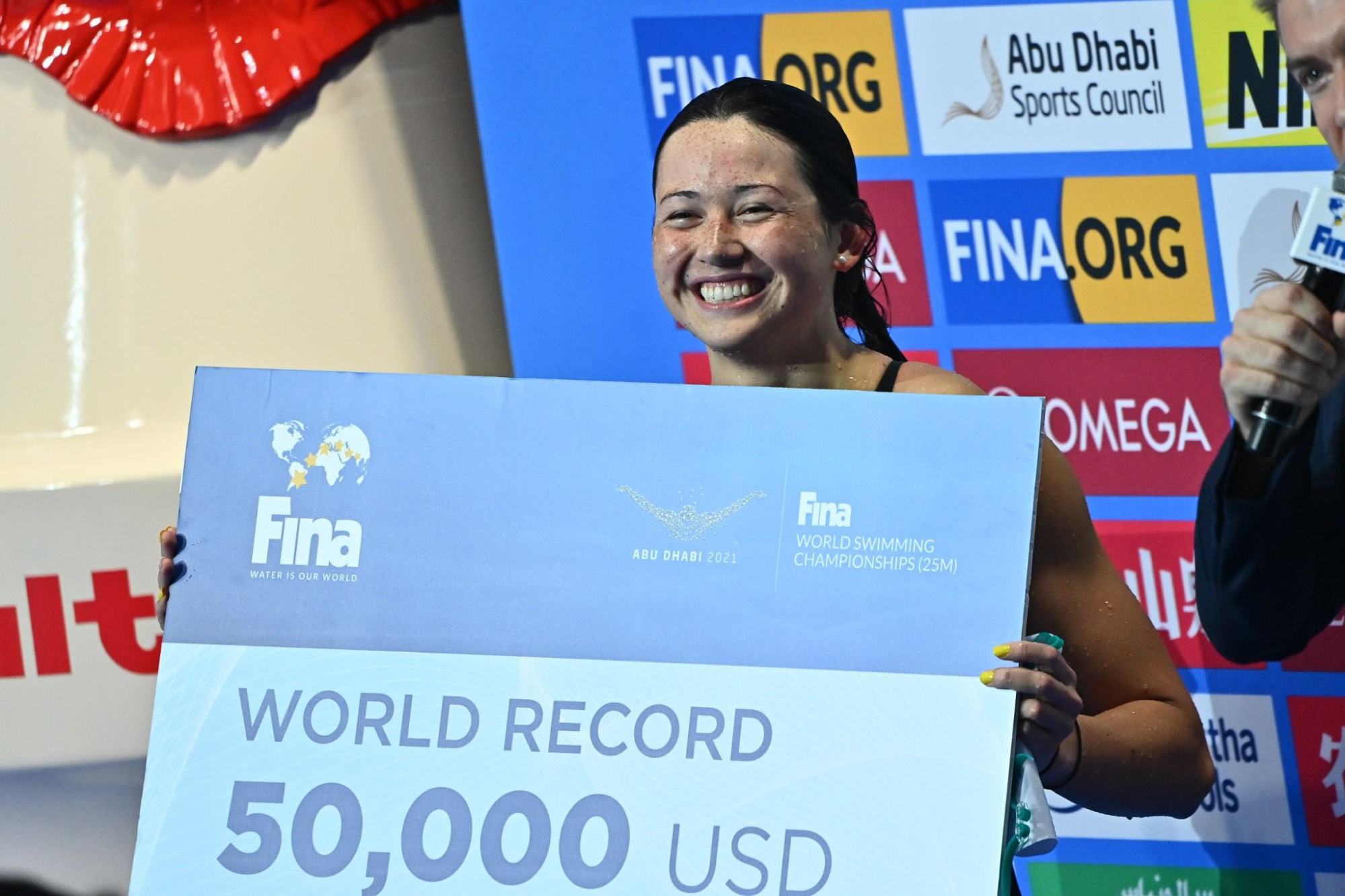Siobhan Haughey’s spectacular exploits in the pool in 2021 proved lucrative. Photo: Twitter