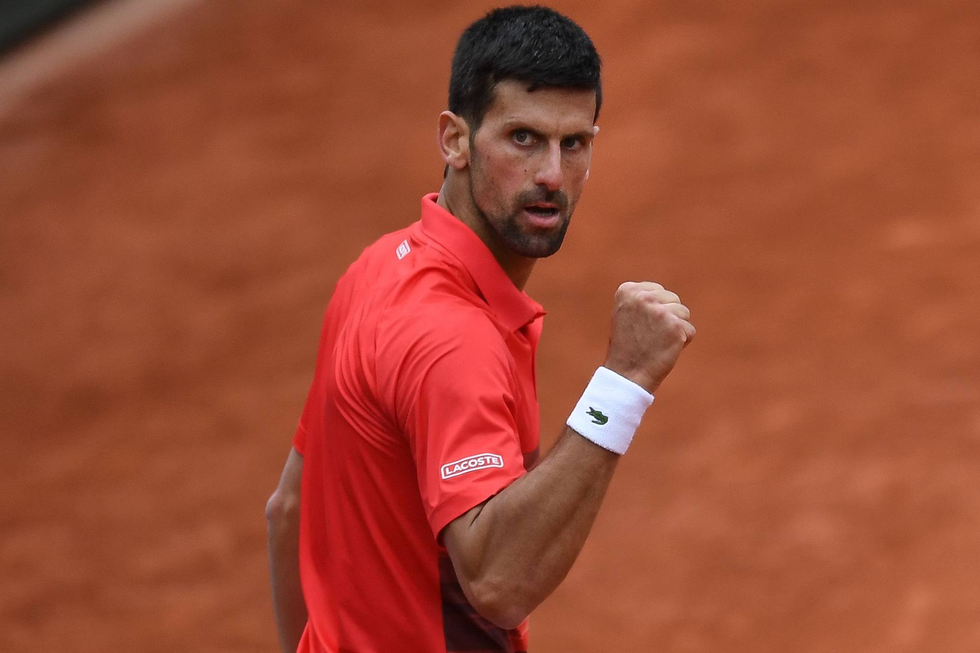 Serbia’s Novak Djokovic at the French Open tournament in May. Photo: AFP