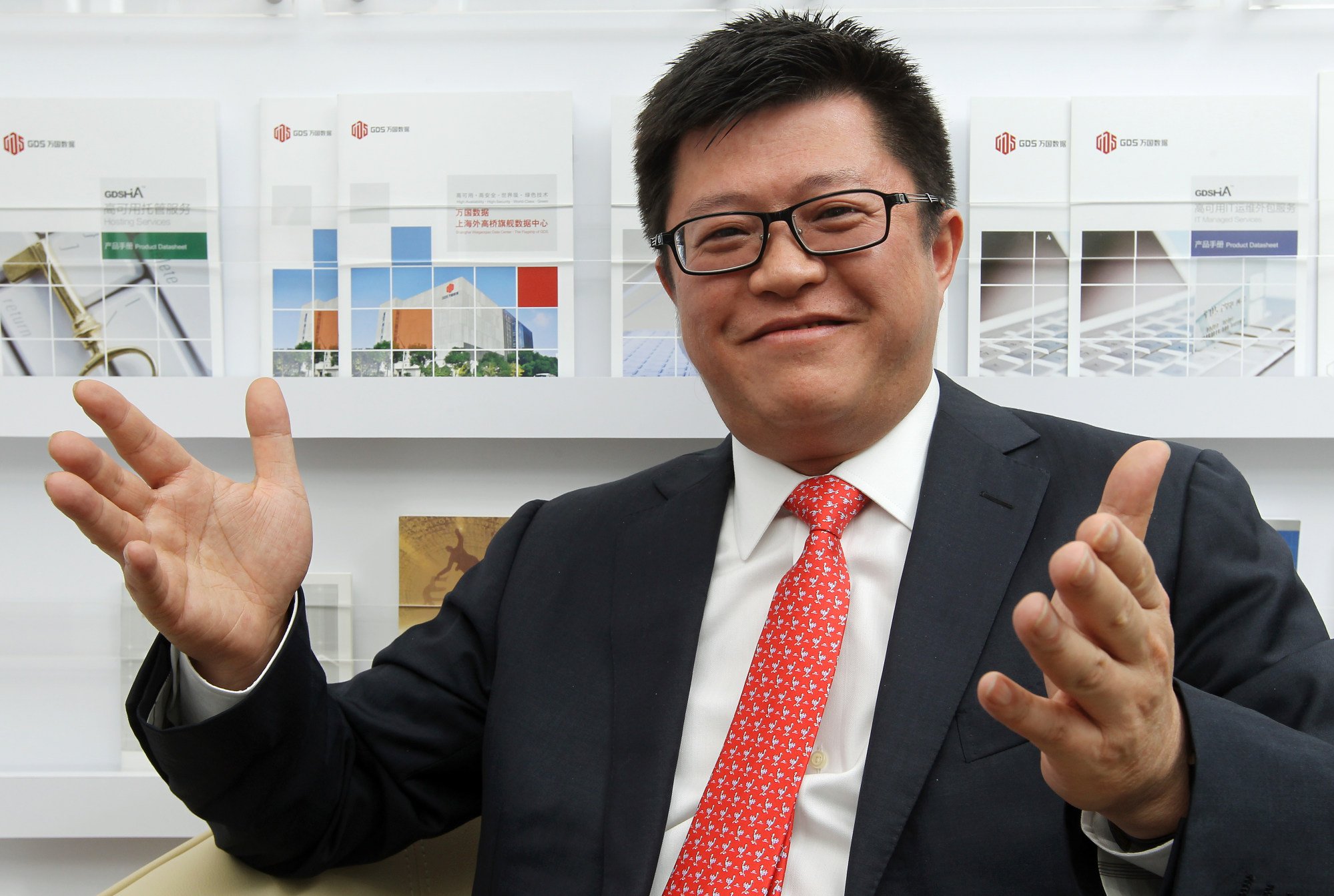 GDS chairman and CEO William Huang seen in this file photo dated January 24, 2013. Photo: SCMP