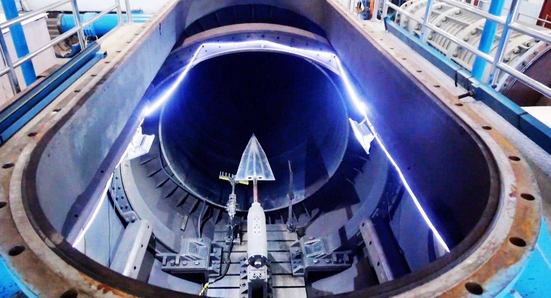 The JF12 hypersonic wind tunnel in Beijing. Photo: CCTV