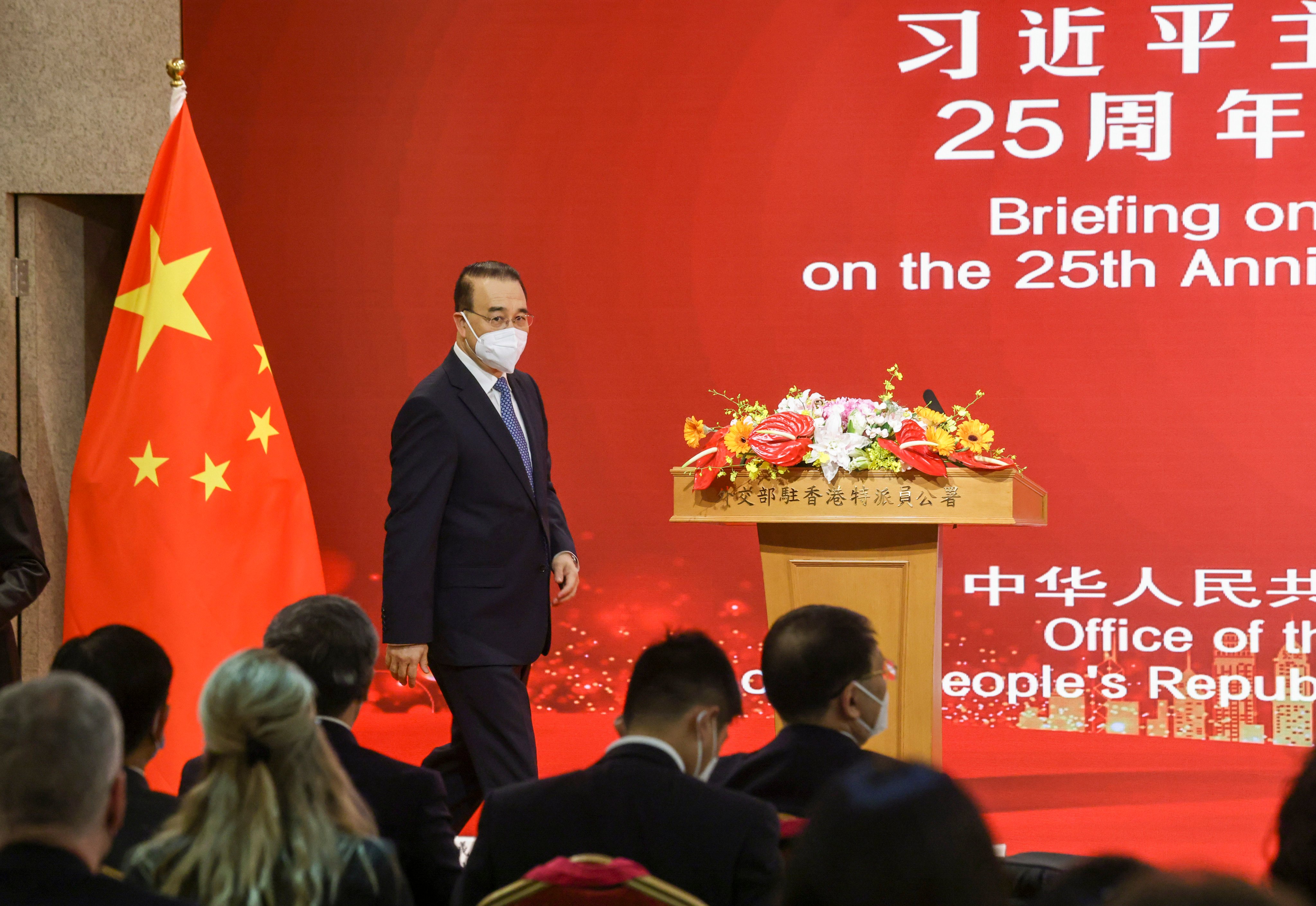 Liu Guangyuan, the Chinese foreign ministry’s Hong Kong commissioner. Photo: K. Y. Cheng