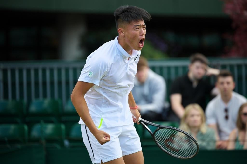 Coleman Wong has reached the last eight of a junior grand slam event for the first time. Photo: HKTA