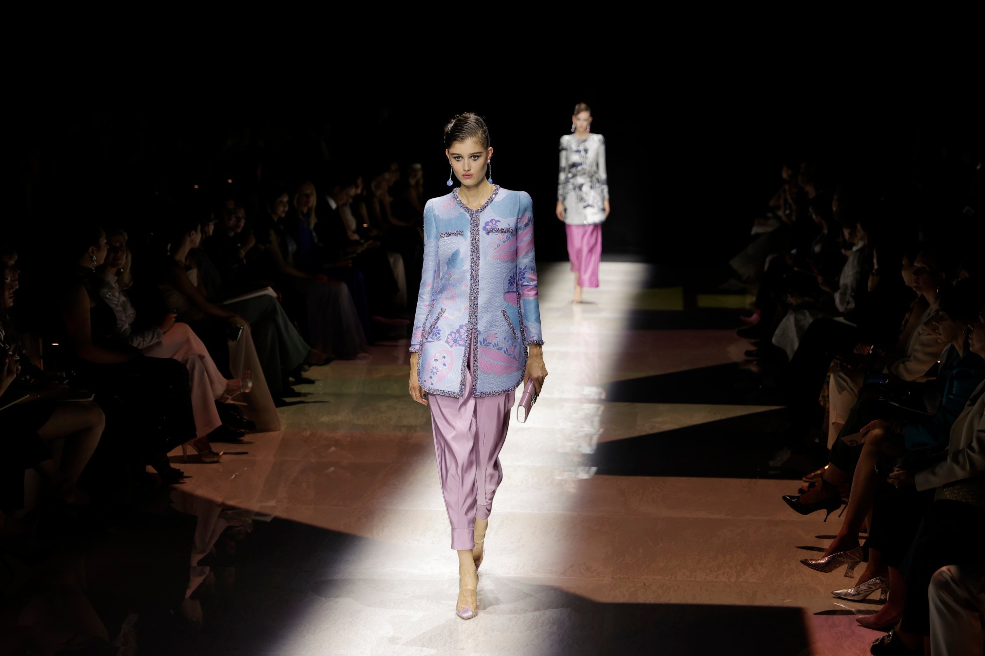 Giorgio Armani Went All In for Harlequin Patterns for Haute Couture – WWD