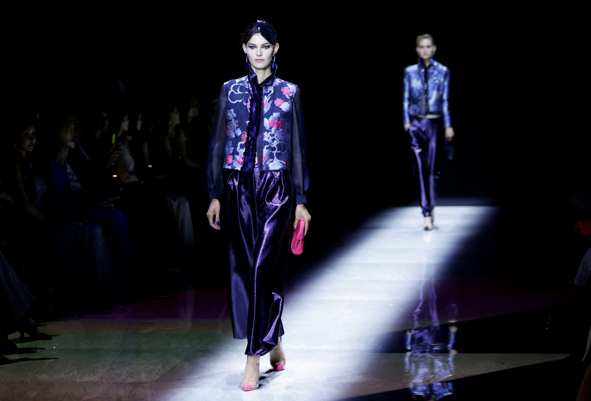 The Italian designer’s craftsmanship was on fully display at Giorgio Armani’s haute couture autumn/winter 2022-2023 show. Photo: Reuters