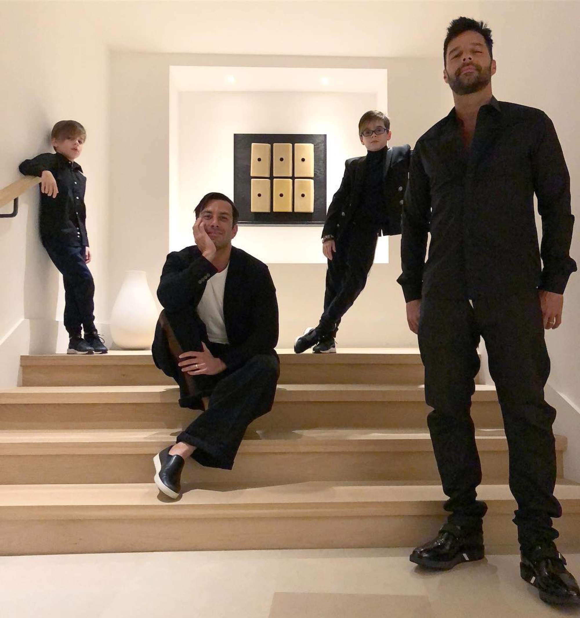 Watch Tino's, one of Ricky Martin's twins, new TikTok milestone
