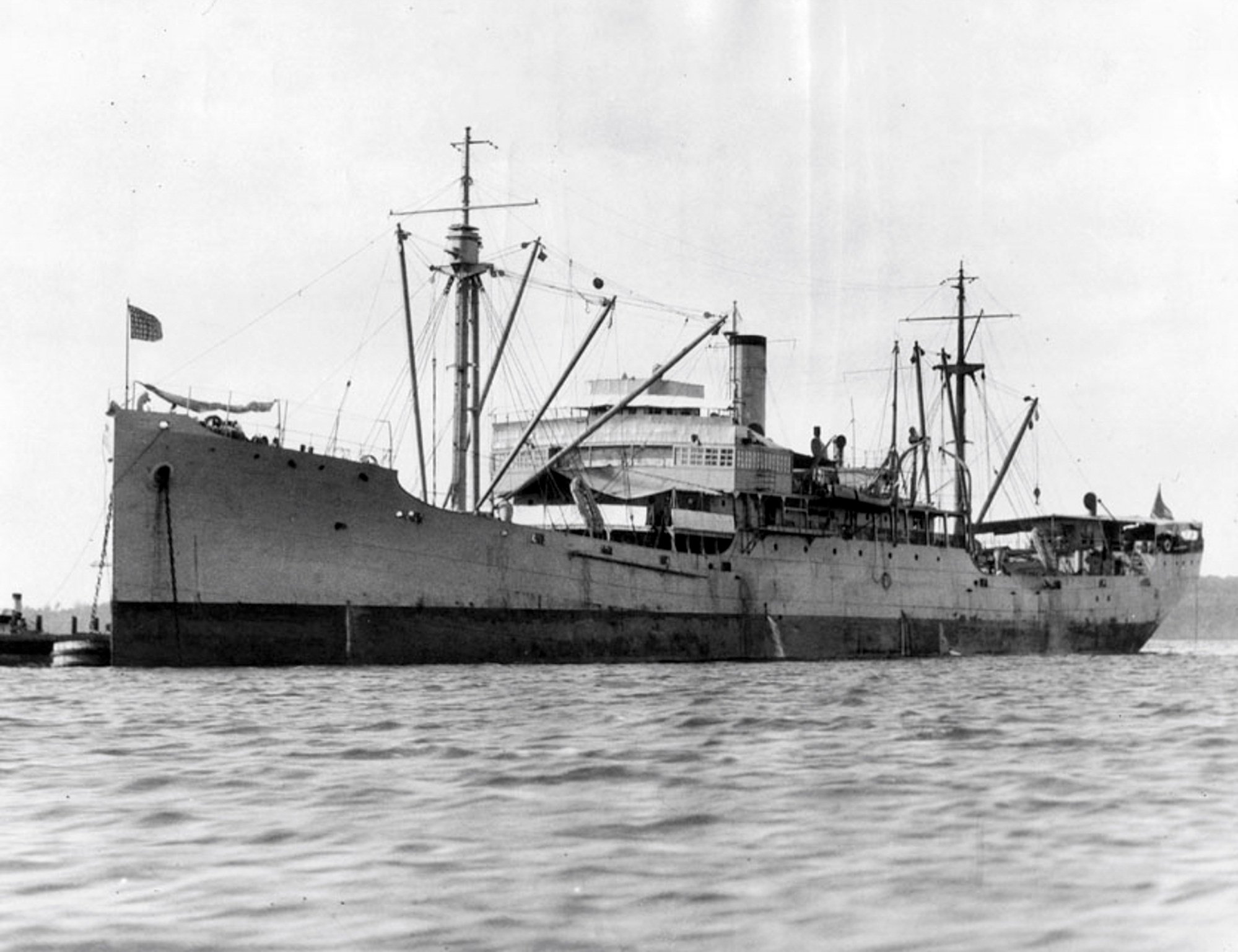The USS Gold Star took Hubbard and his mother from Manila, in the Philippines, to Guam.