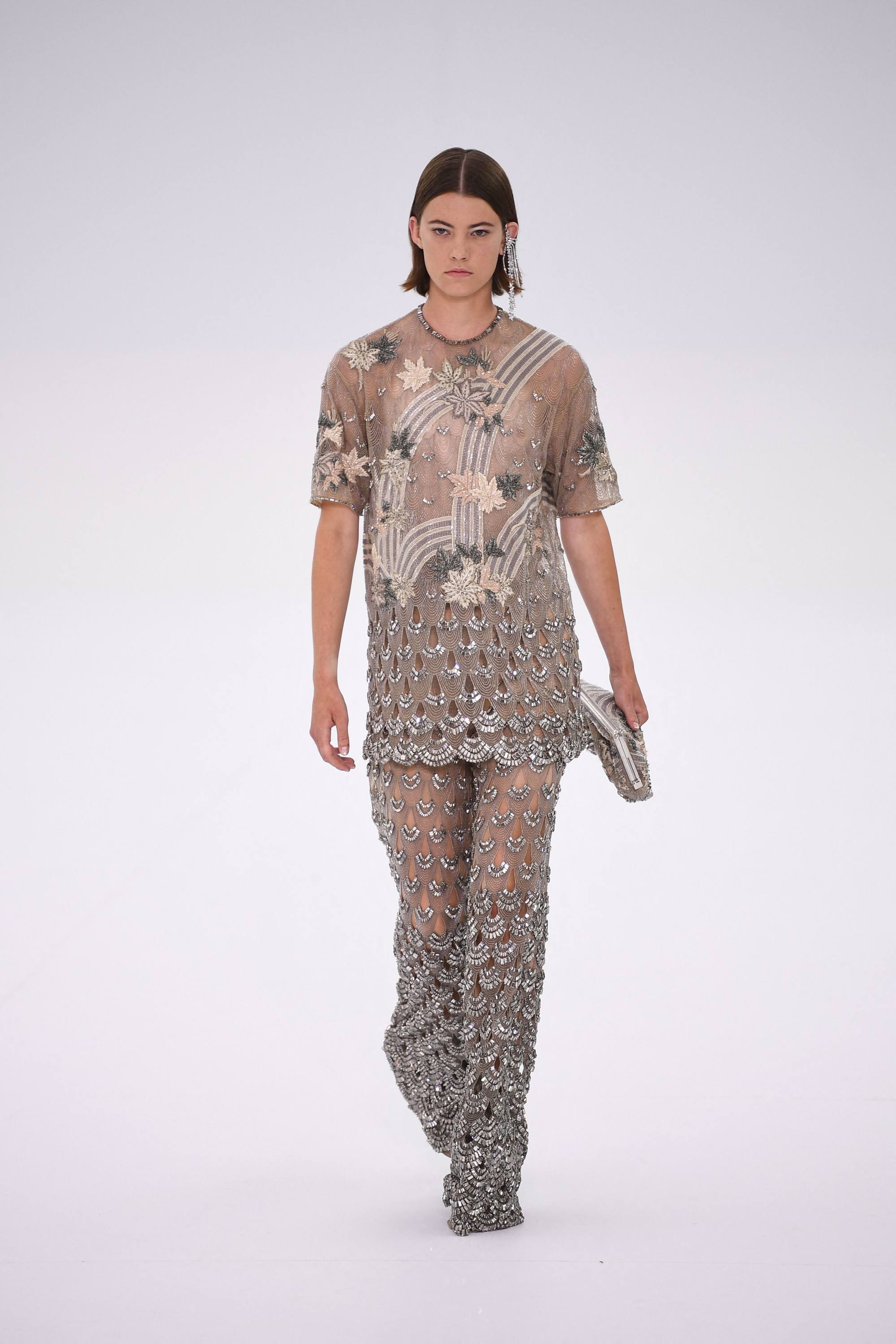 Fendi’s autumn/winter 2022-23 haute couture collection was unveiled at Paris Fashion Week. Photo: AFP