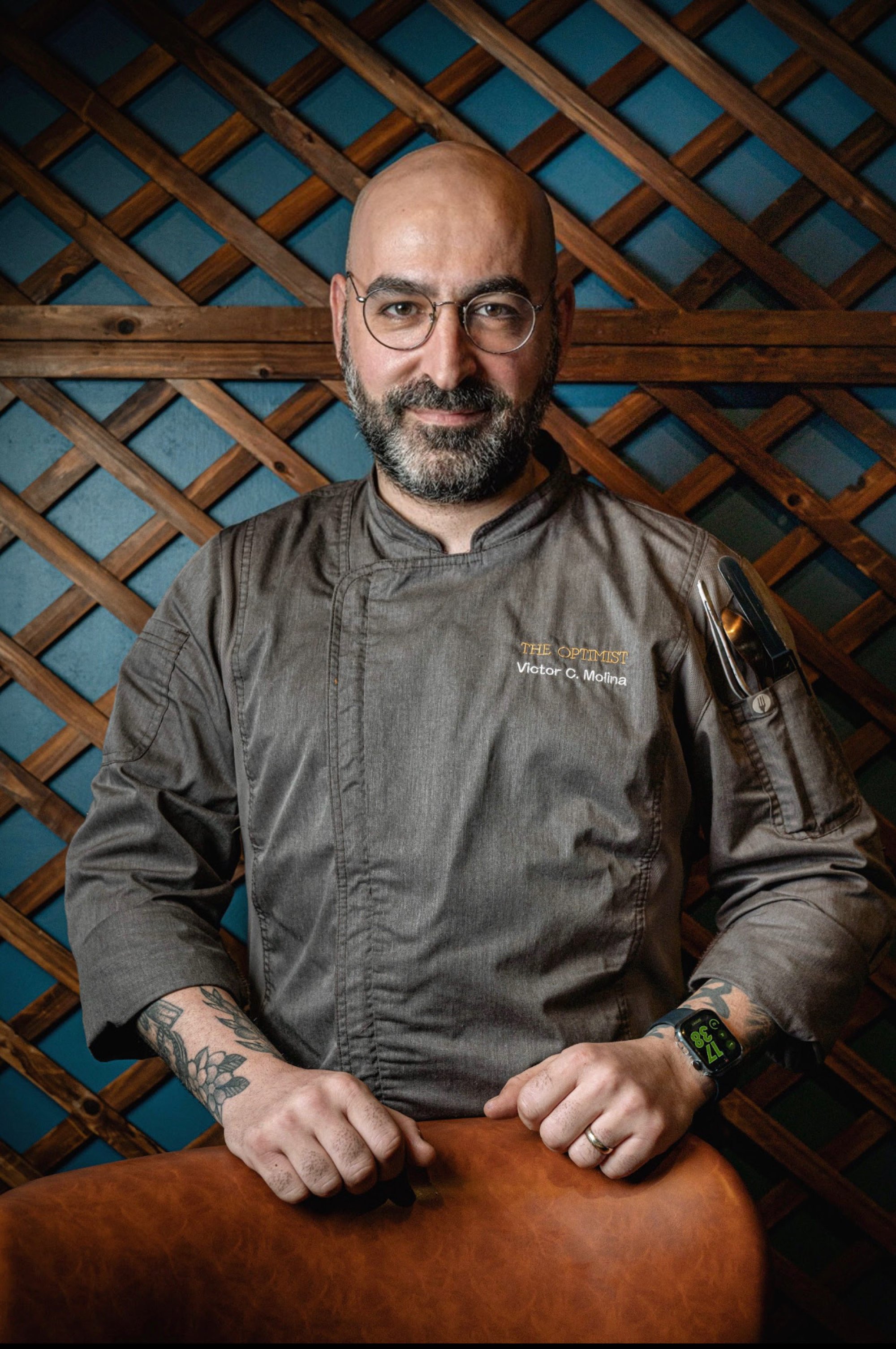 Executive chef at The Optimist Víctor Caballé Molina. Photo: The Optimist