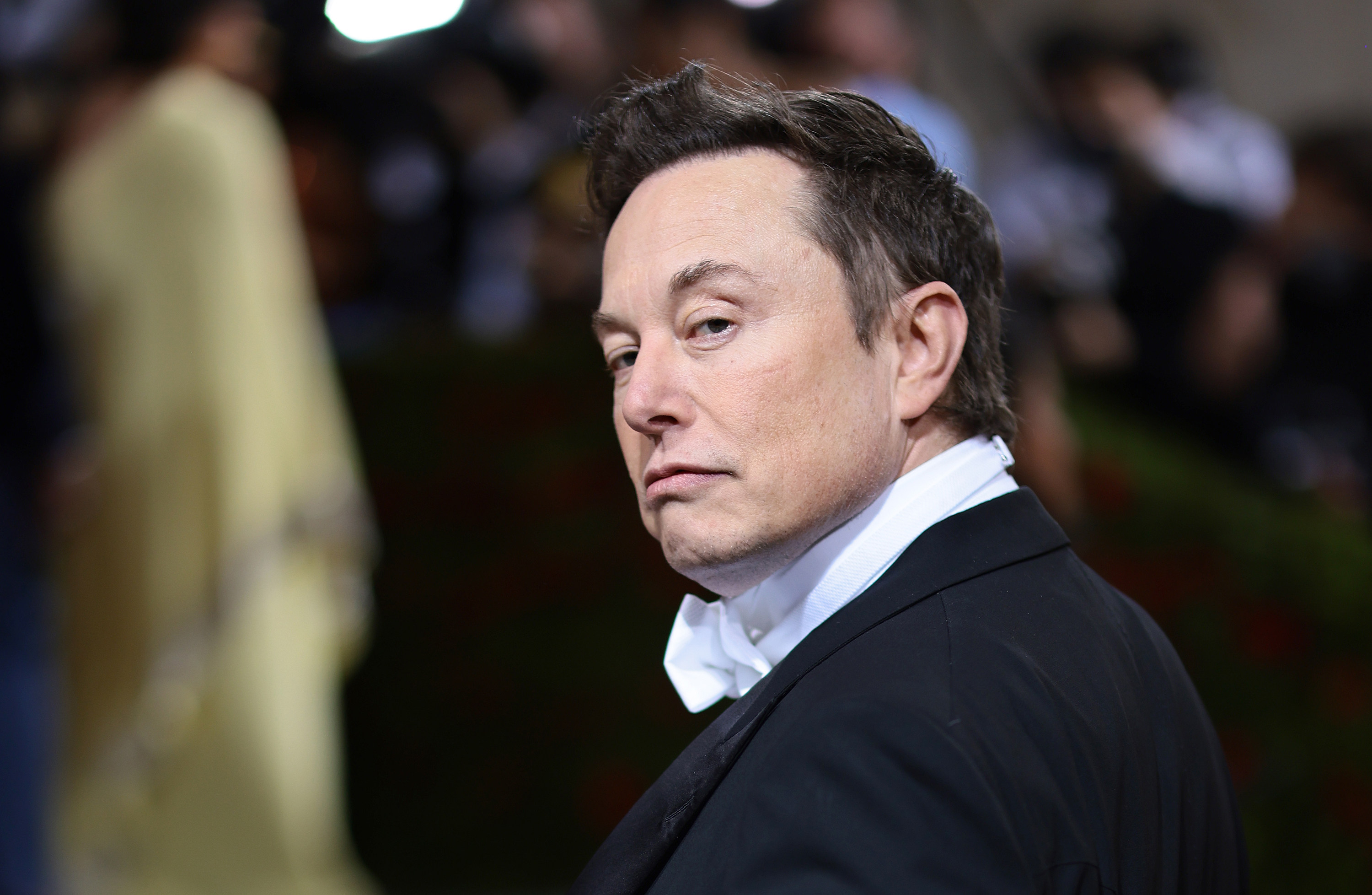 Elon Musk attends the Met Gala in New York in May. Photo: TNS