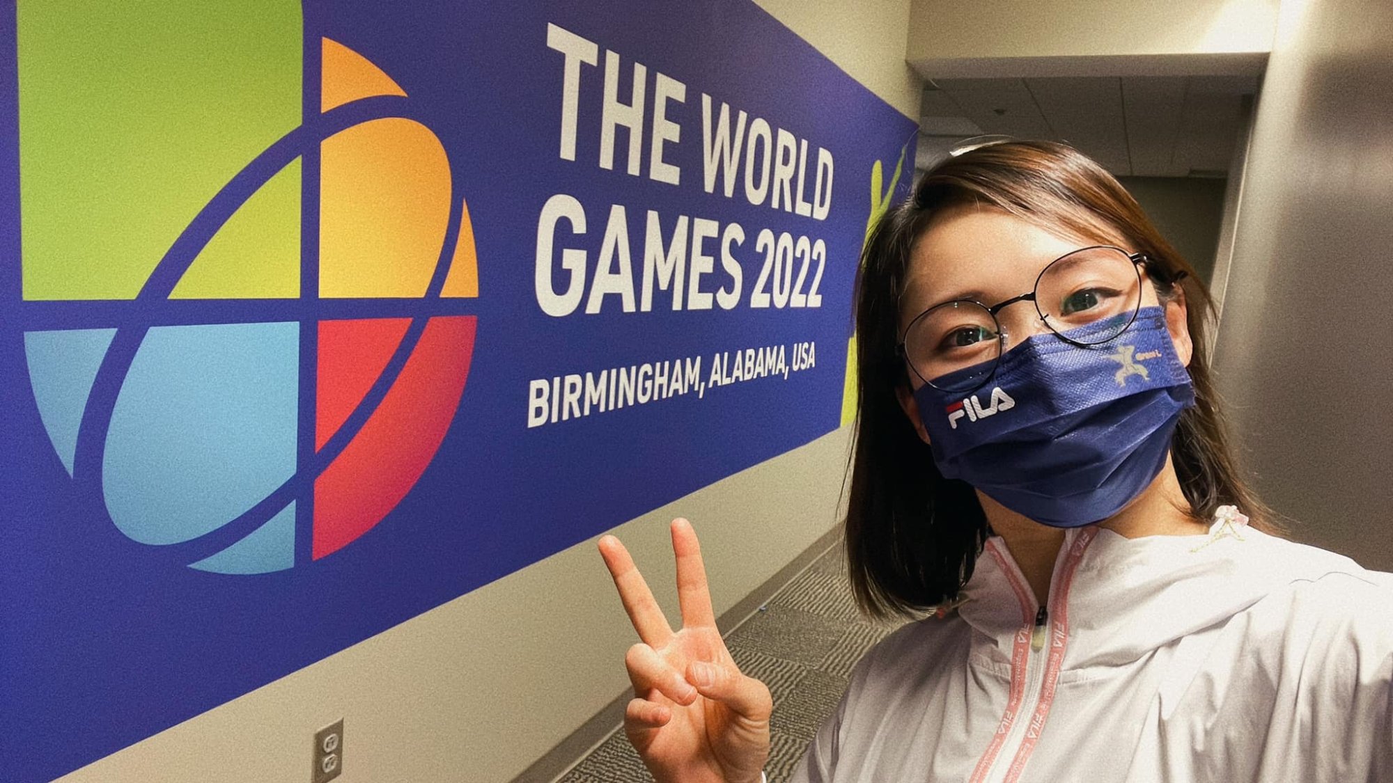 Olympic bronze medallist Grace Lau at the World Games. Photo: Facebook/Grace Lau