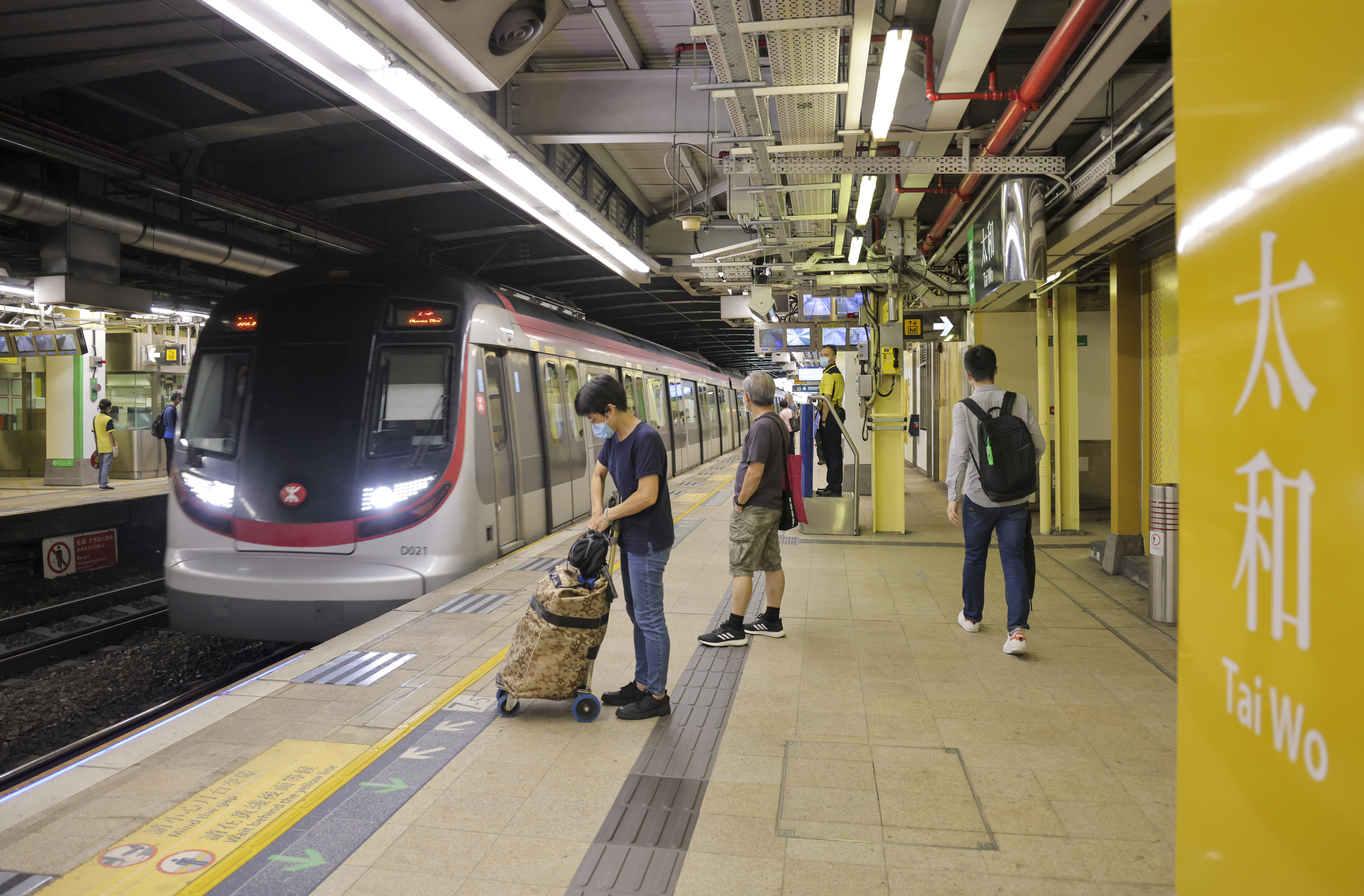Tai Wo MTR station, part of the East Rail Line, on June 7. Photo: Jelly Tse