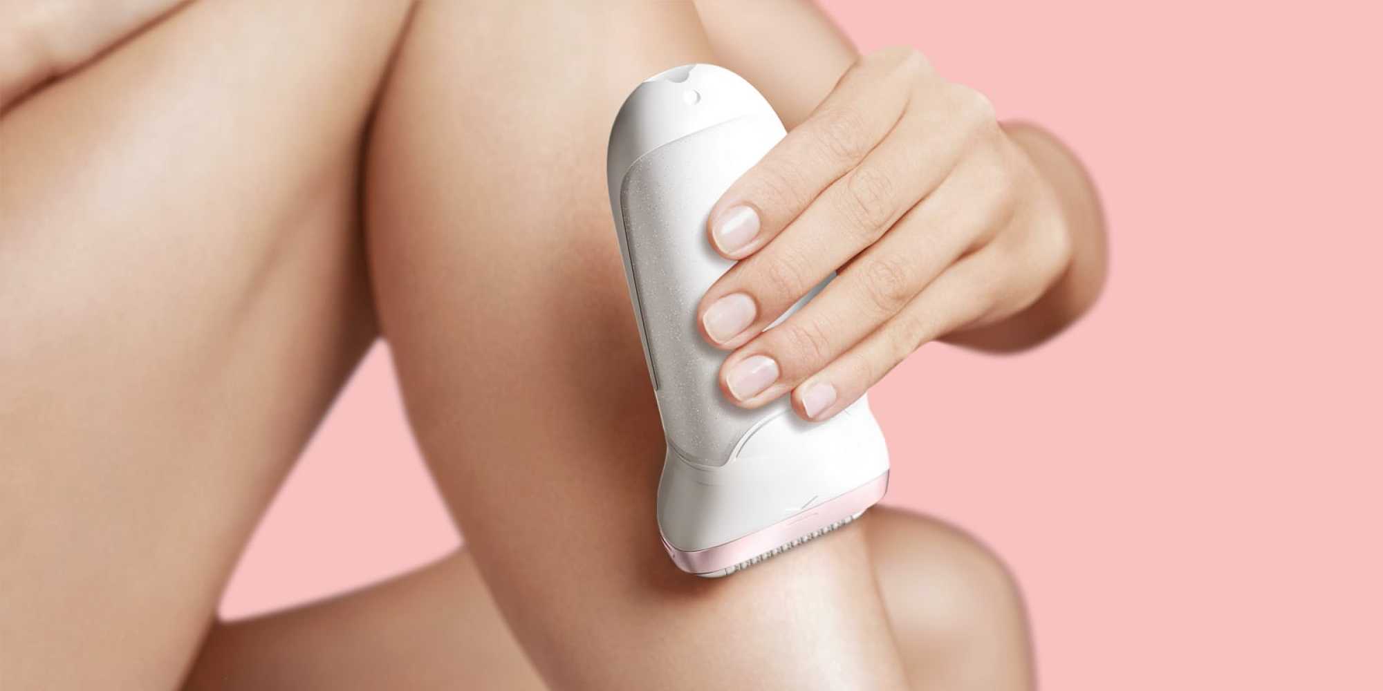 Epilation can be painful, but the results last for up to four weeks.