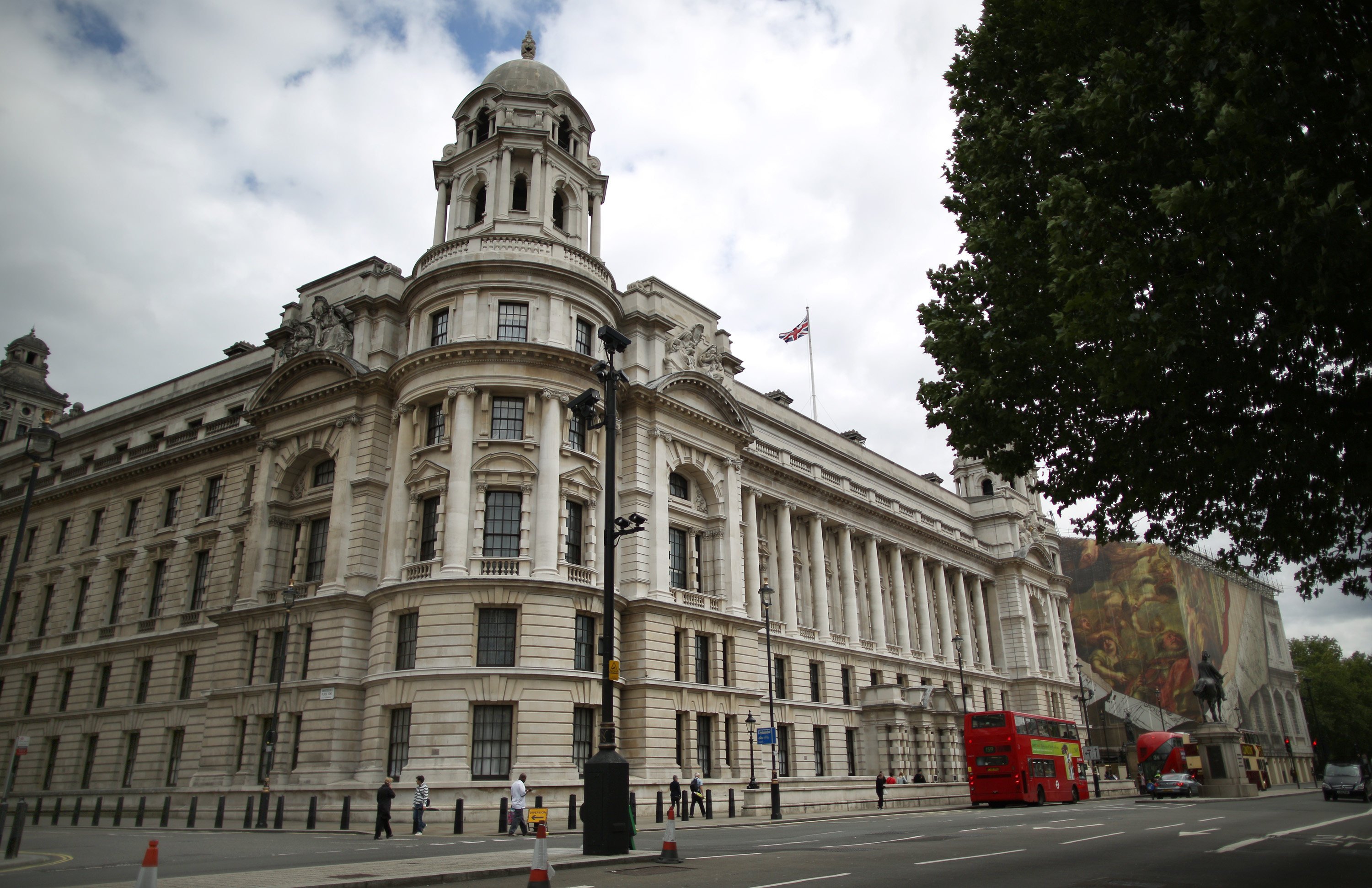 The Old War Office dominates Whitehall in London. Photo: Getty Images