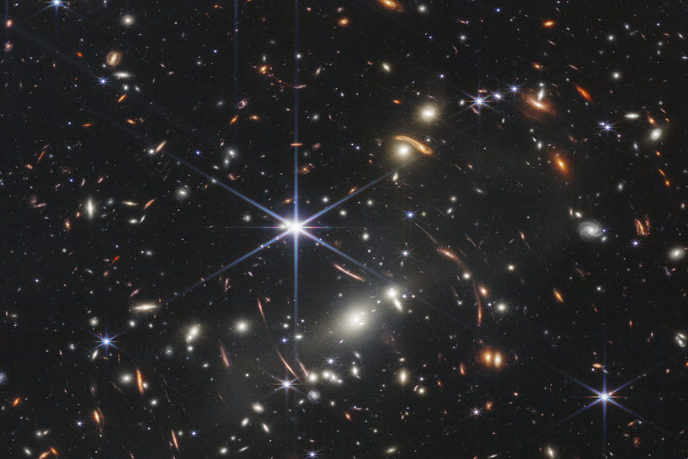 An image captured by the James Webb Space Telescope shows galaxy cluster SMACS 0723. Image: Nasa/ESA/CSA/STScI via AP