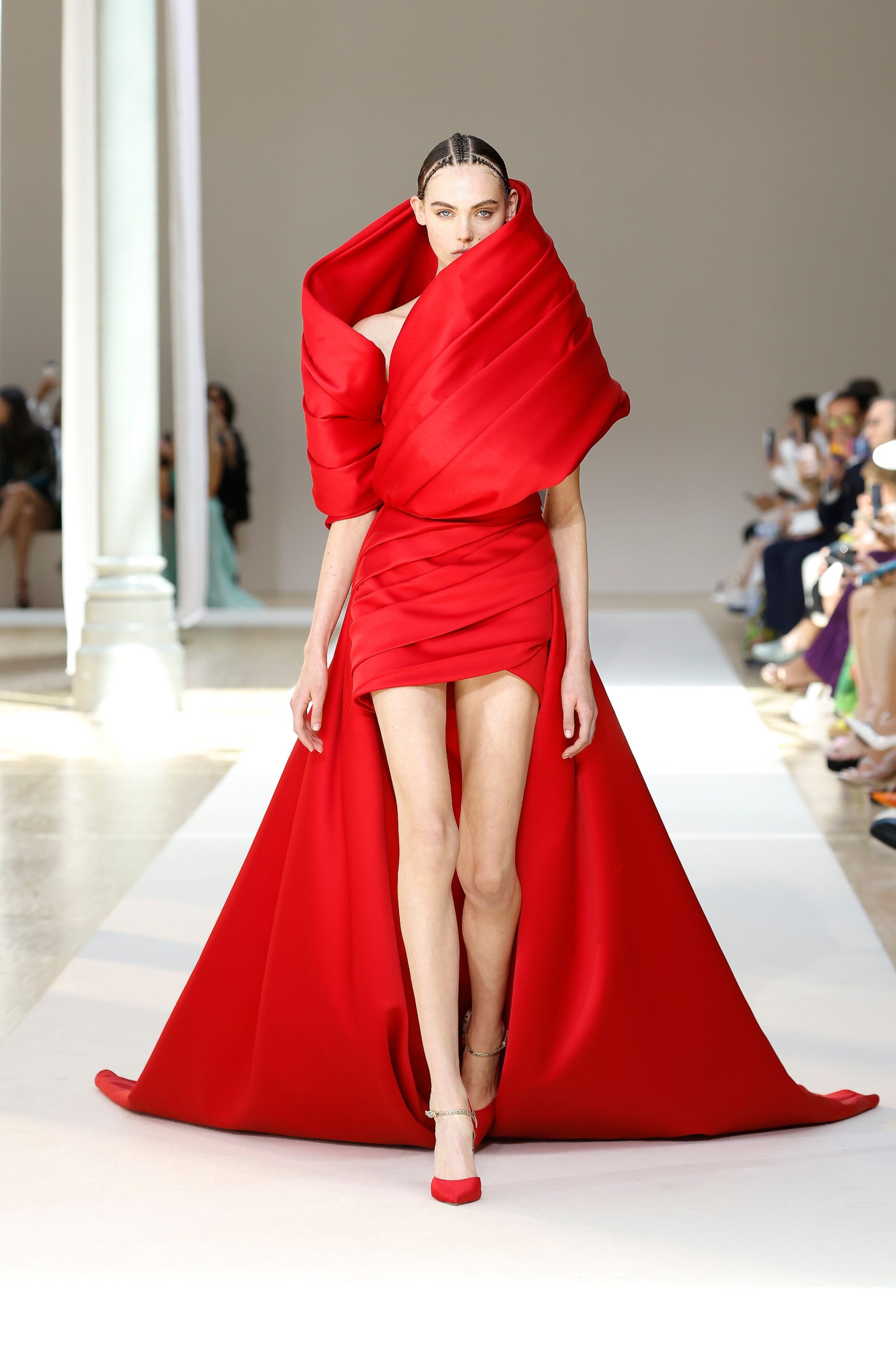 Paris, France, Luxury Designer Dresses on Display, inside Fashion