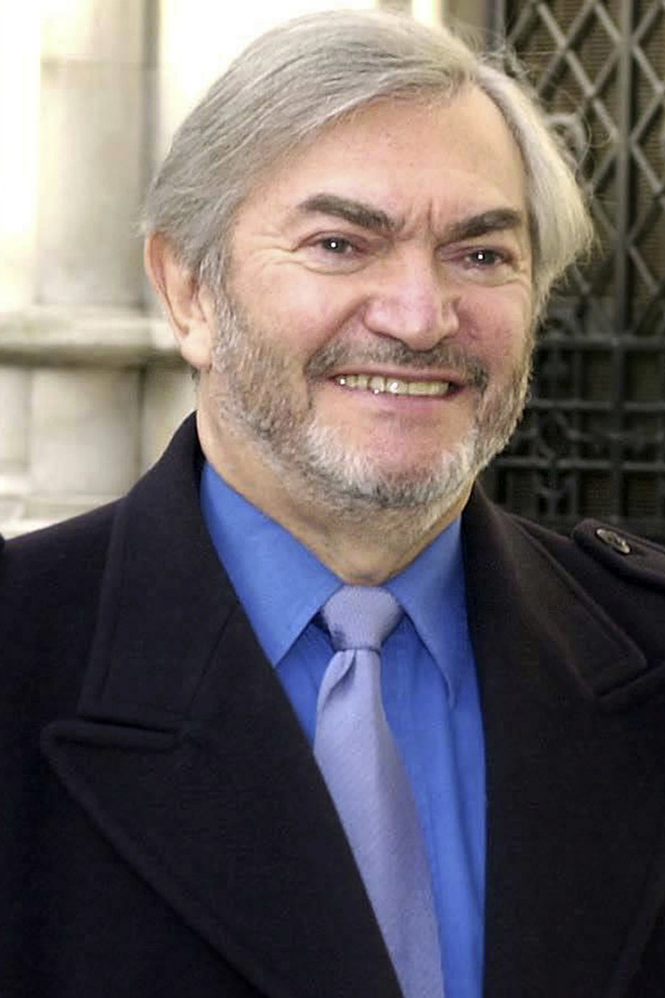 British composer Monty Norman is seen in a March 2001 photo. Photo: PA via AP