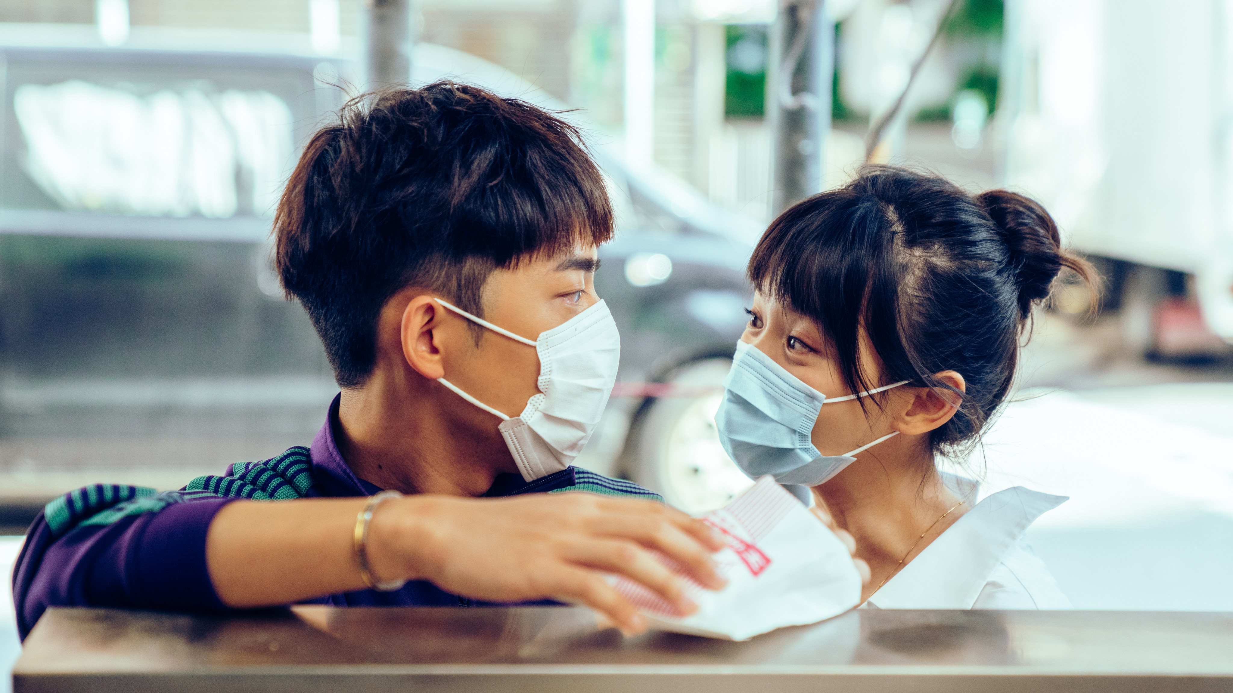 Edan Lui (left) and Angela Yuen in a still from Chilli Laugh Story (Category IIA; Cantonese), directed by Coba Cheng. Ronald Cheng and Gigi Leung co-star.