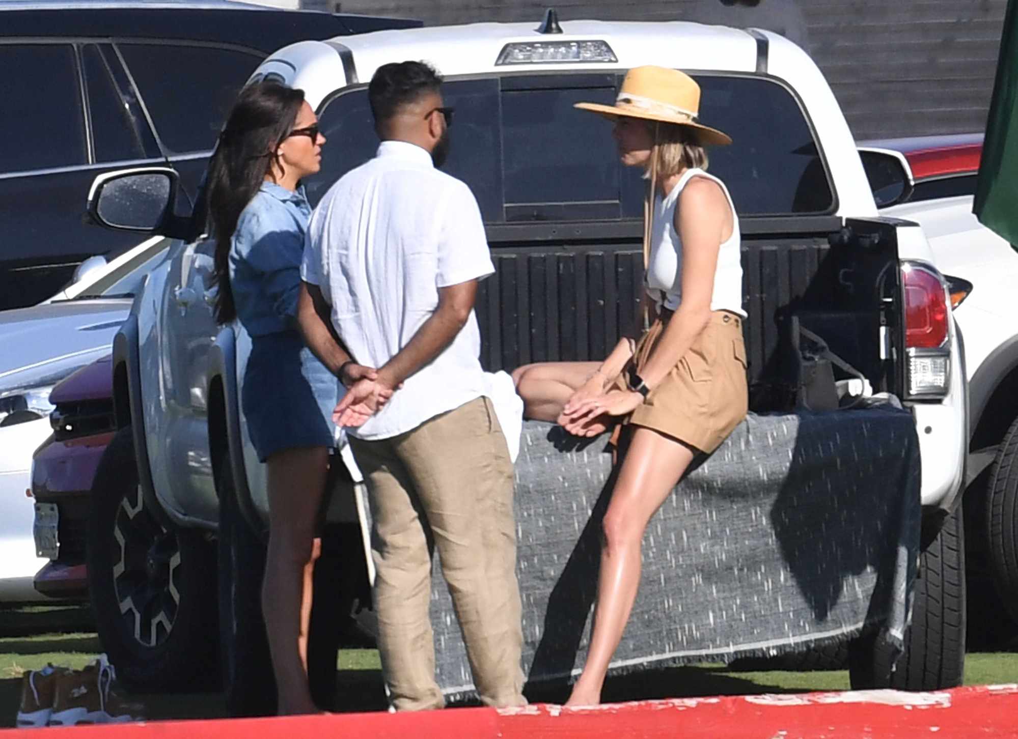 Meghan Markle at the polo in Santa Barbara. Photo: Getty Images